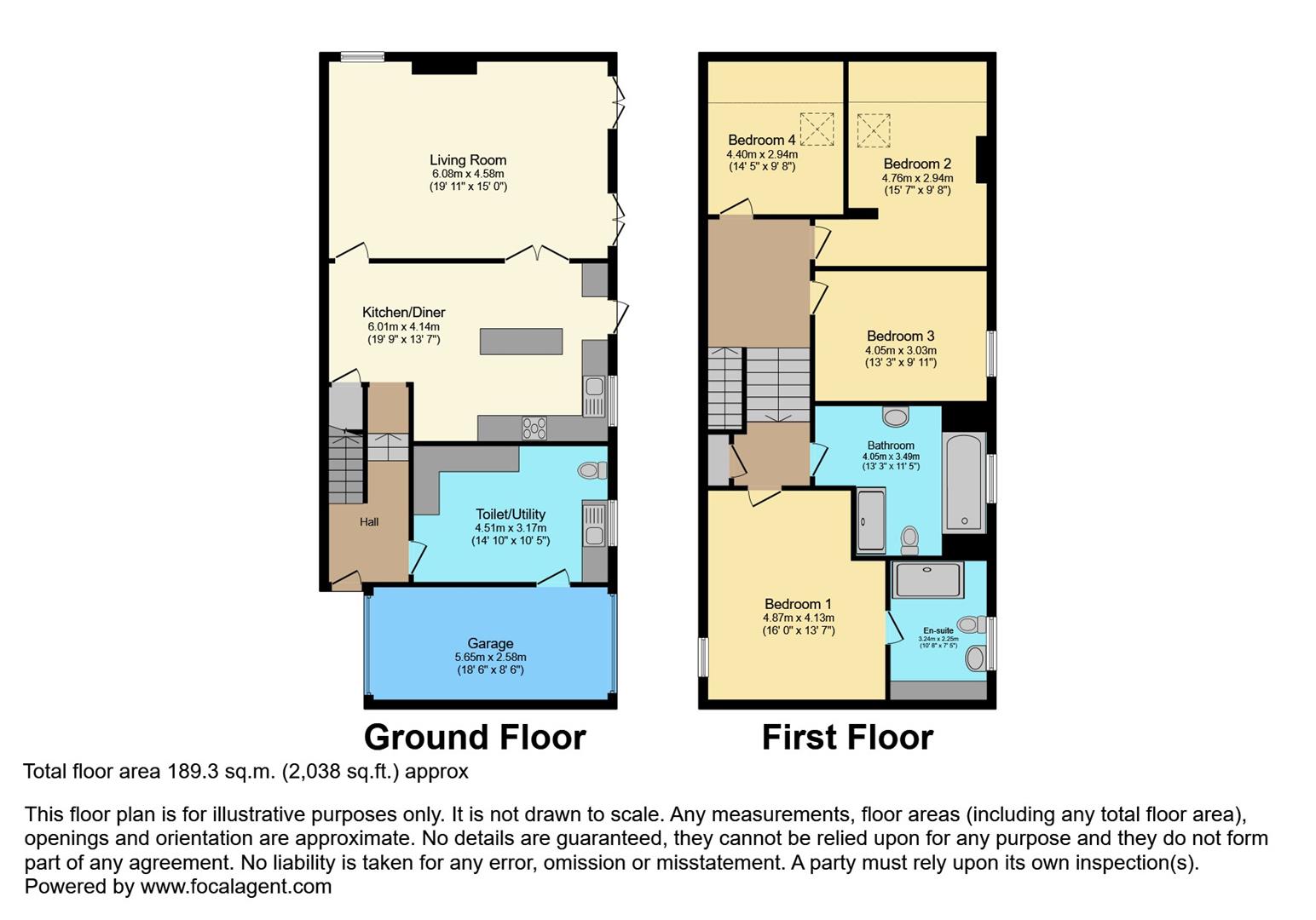 4 bed barn conversion for sale in Low Fold, Long Lee Lane, Keighley, BD21 4RS - Property floorplan