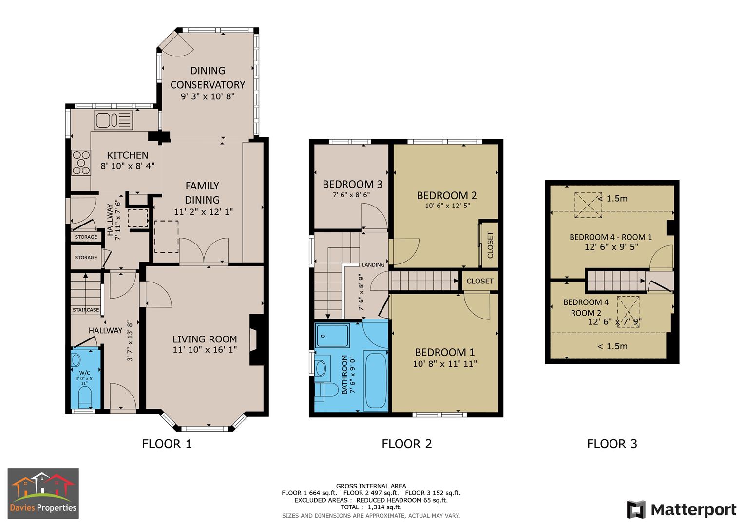 4 bed semi-detached house for sale in Moor Drive, Oakworth, Keighley, BD22 7RF - Property floorplan