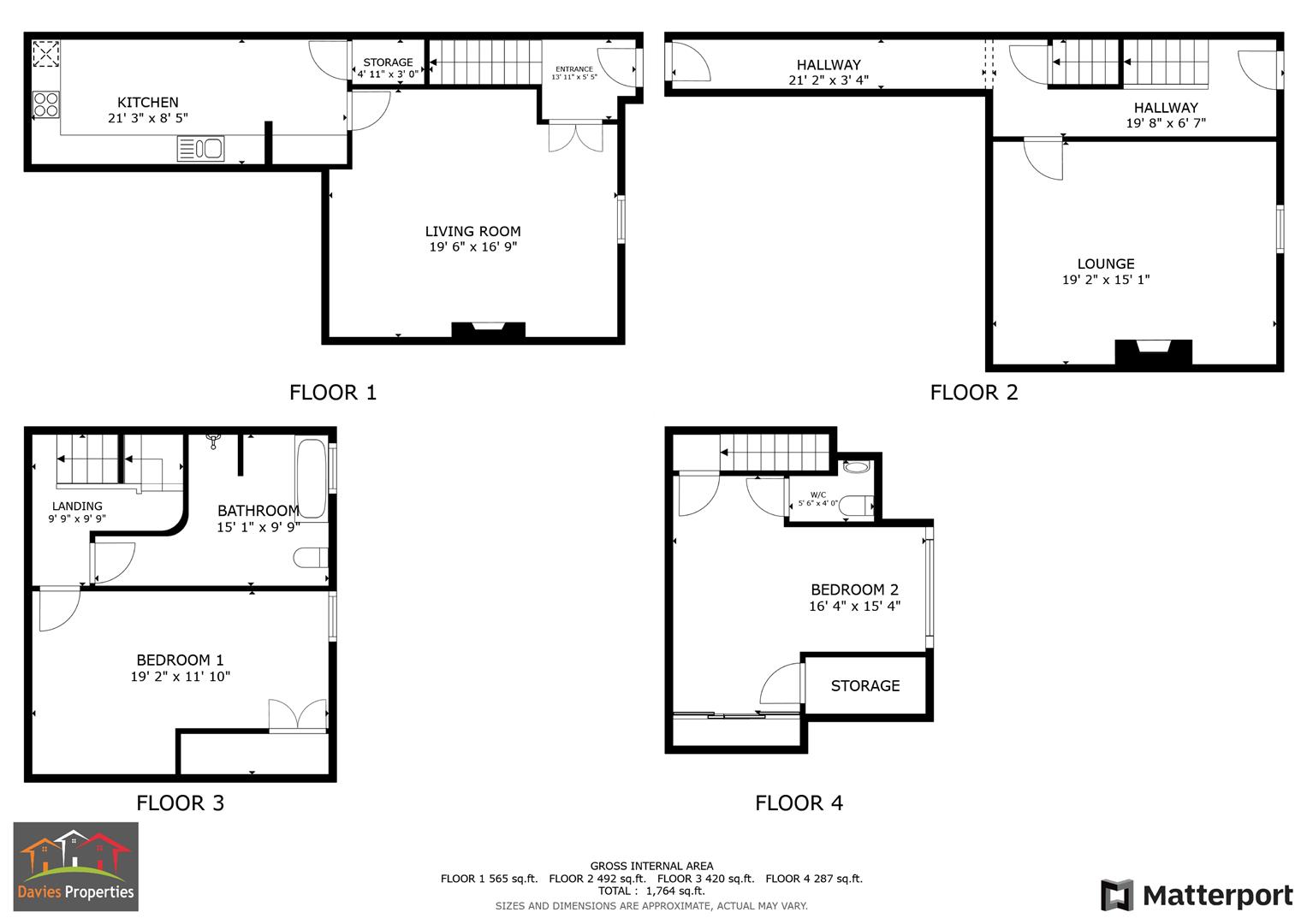 2 bed terraced house for sale in Charles Street, Bingley, BD16 4LA - Property floorplan