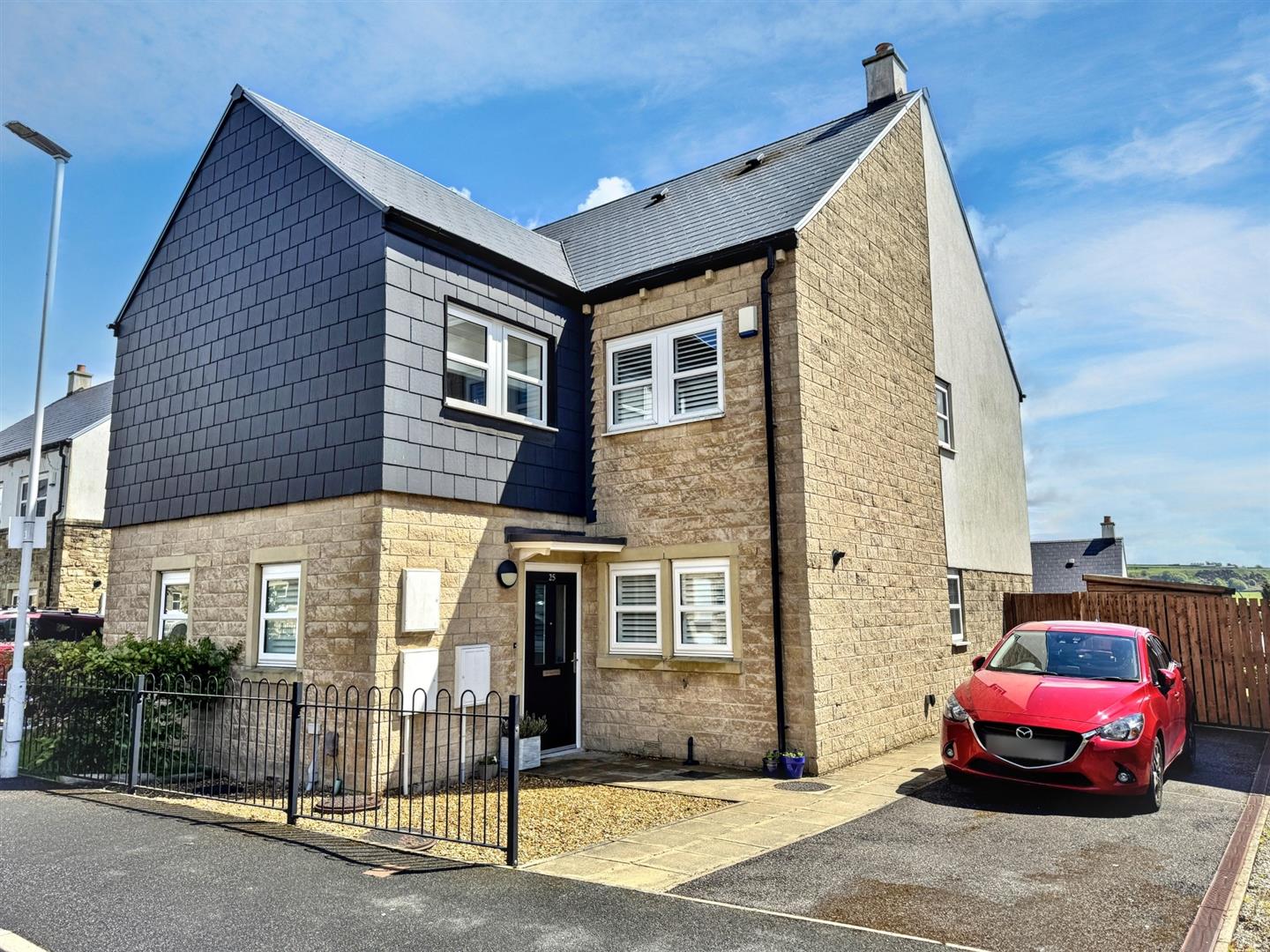 3 bed semi-detached house for sale in Hareton Way, Oakworth, Keighley, BD22 7FP