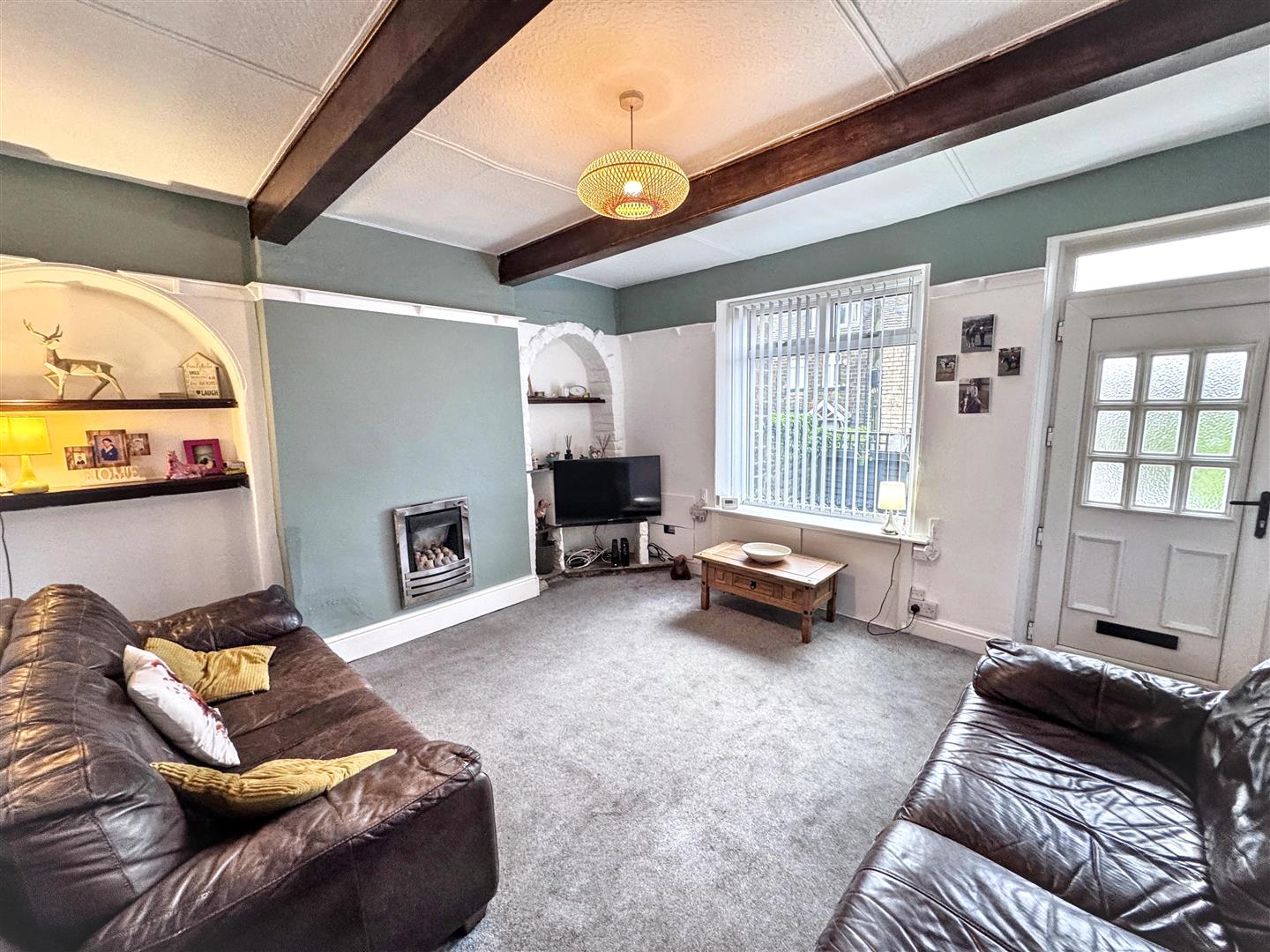 2 bed terraced house for sale in Lidget, Oakworth, Keighley, BD22 7HH 1