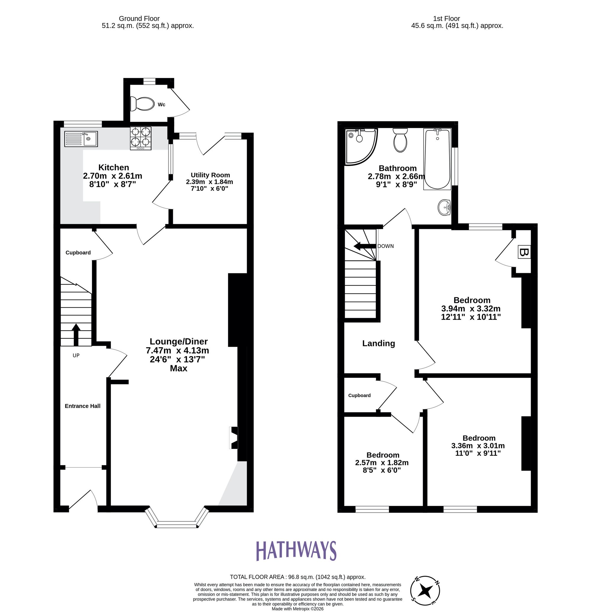 3 bed mid-terraced house for sale in Church Road, Pontnewydd, NP44 - Property floorplan