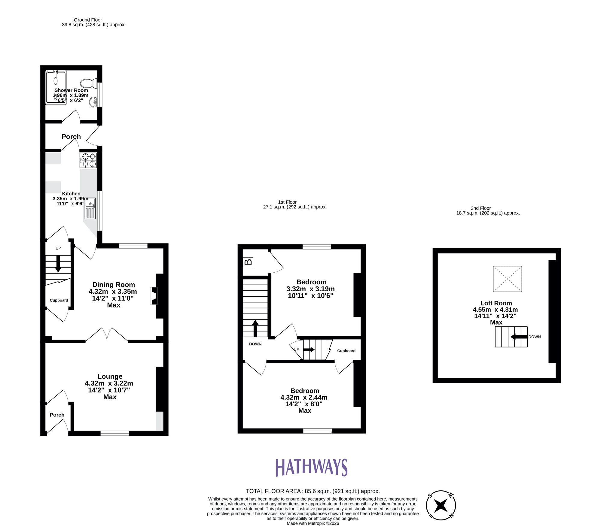 2 bed terraced house for sale in Buller Street, Pontnewynydd, NP4 - Property floorplan