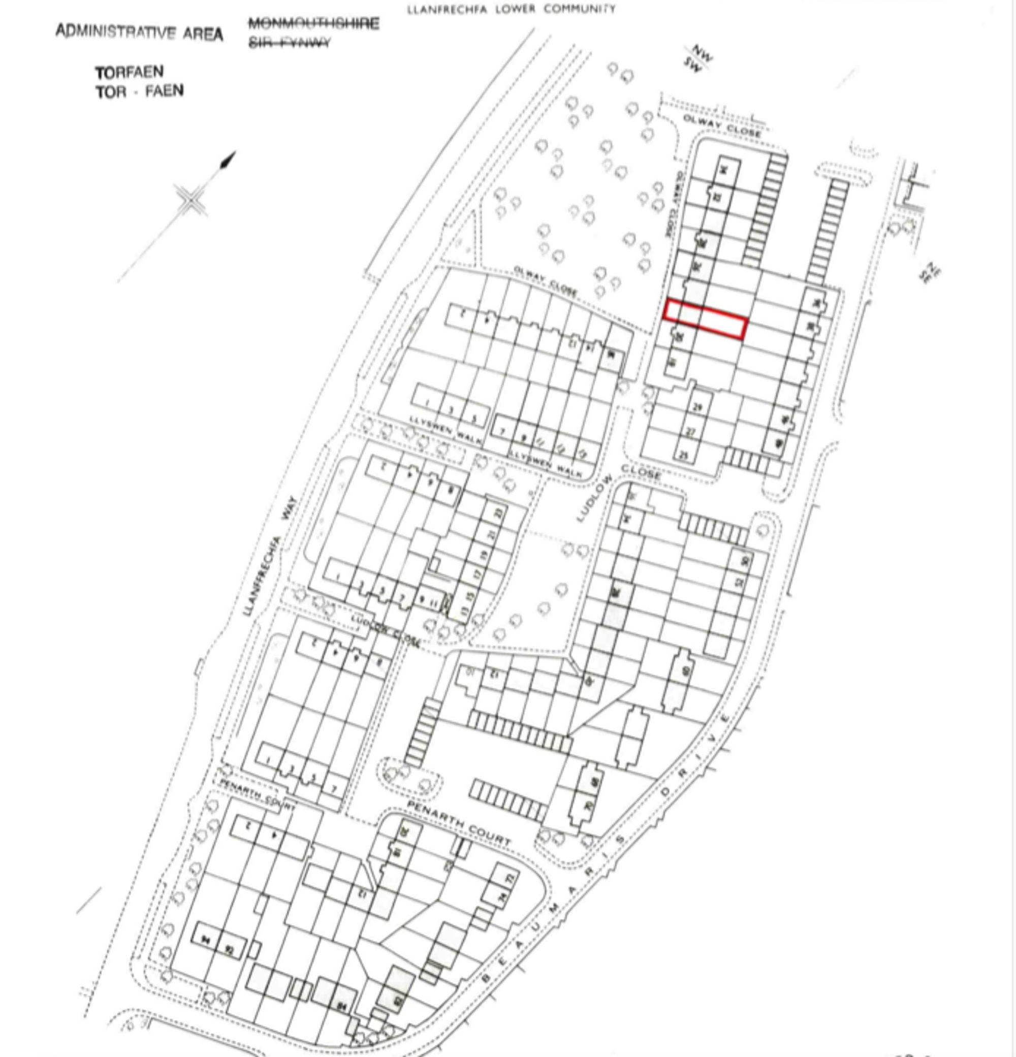 3 bed mid-terraced house for sale in Olway Close, Cwmbran - Property Floorplan
