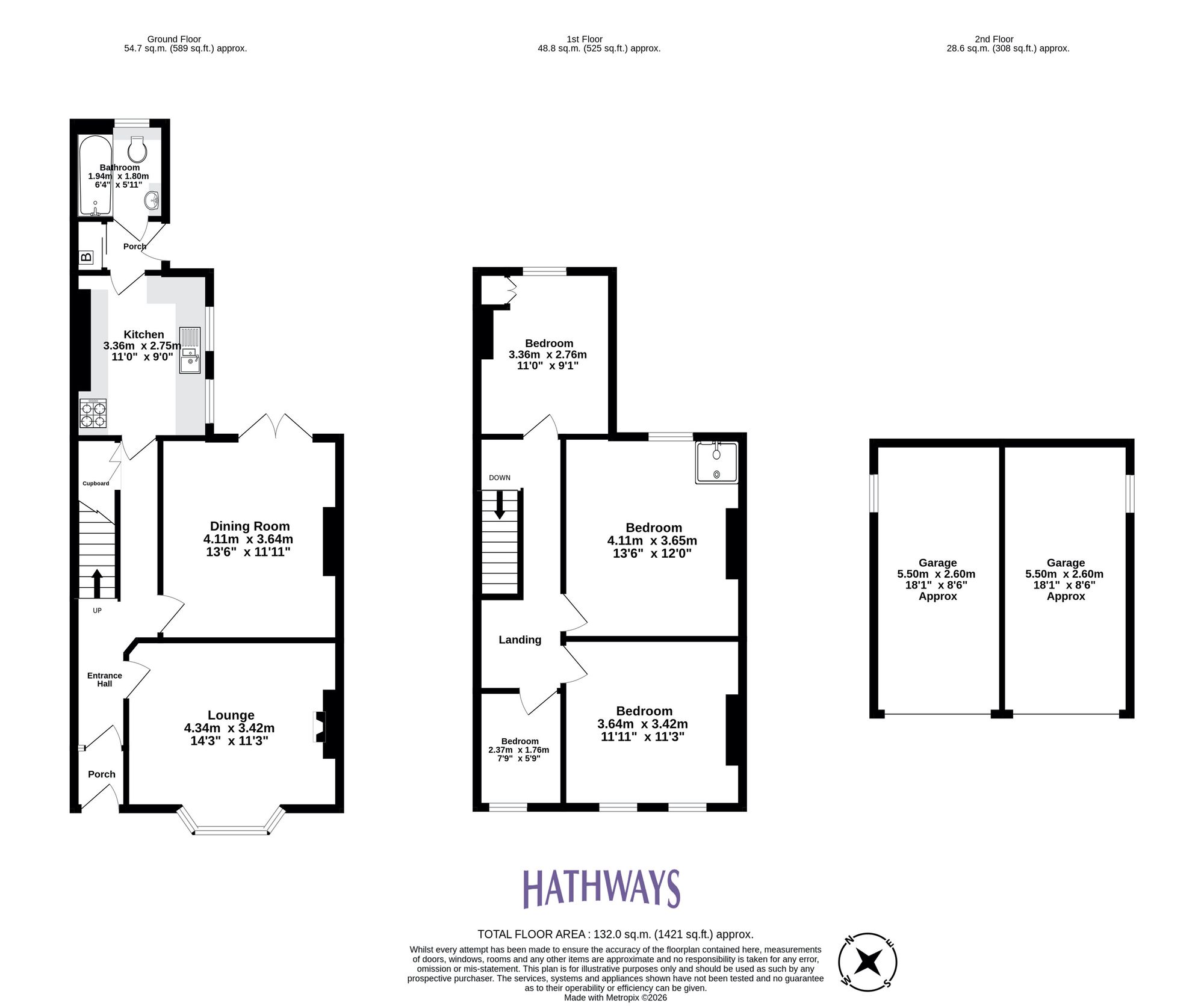 4 bed end of terrace house for sale in Woodland Road, Cwmbran - Property Floorplan