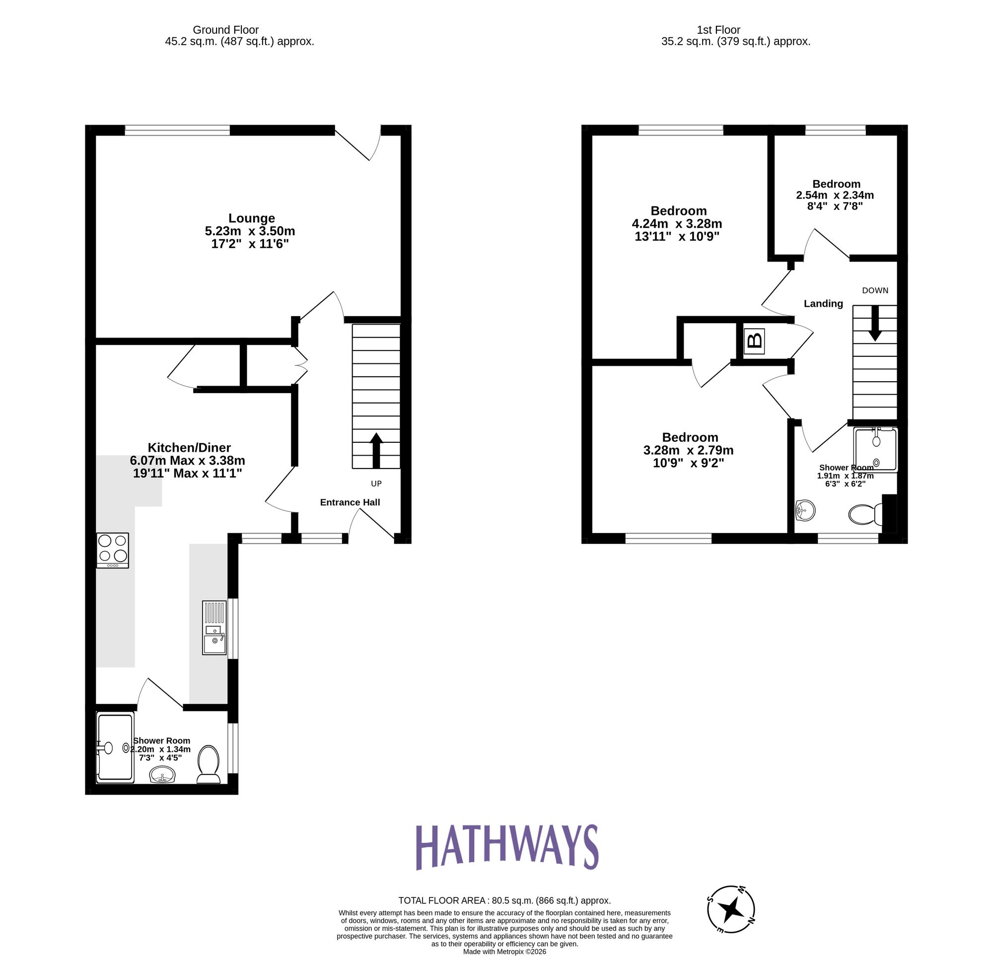 3 bed terraced house for sale in Ellwood Path, St. Dials, NP44 - Property floorplan