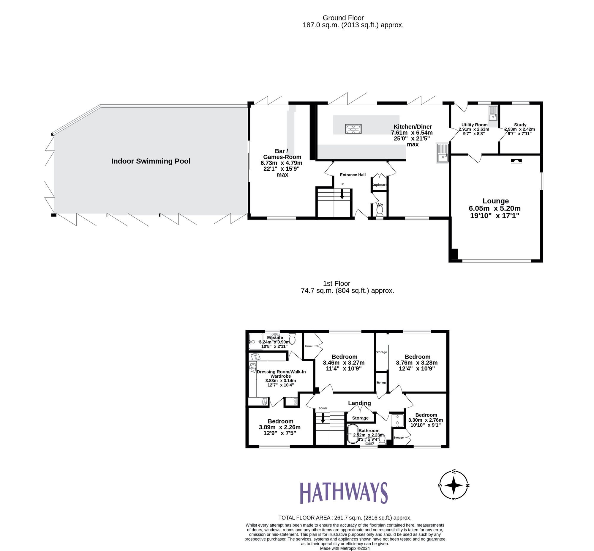 4 bed detached house for sale in Hanfield Park, Cwmbran - Property Floorplan