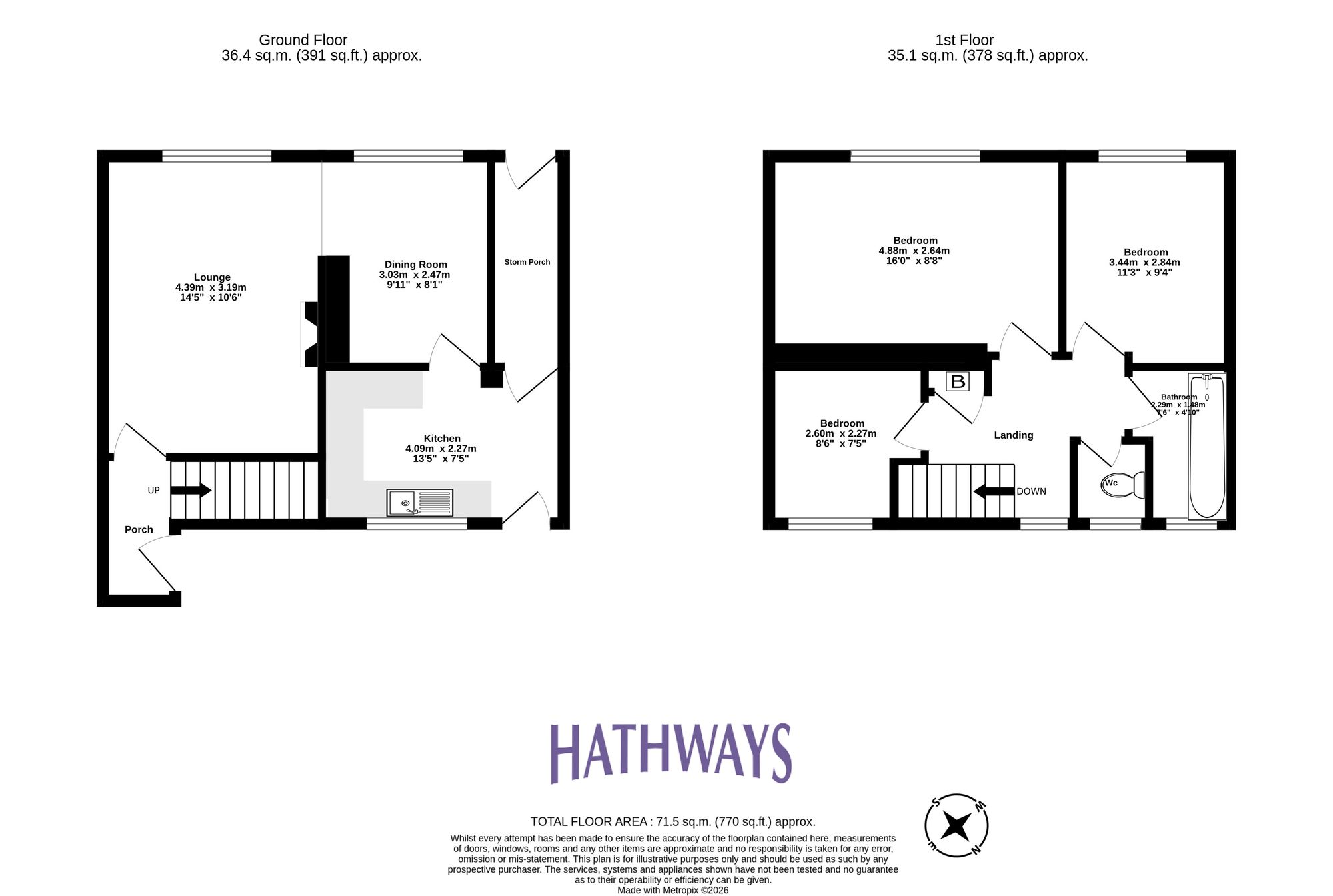 3 bed terraced house for sale in Poplar Road, Cwmbran - Property Floorplan