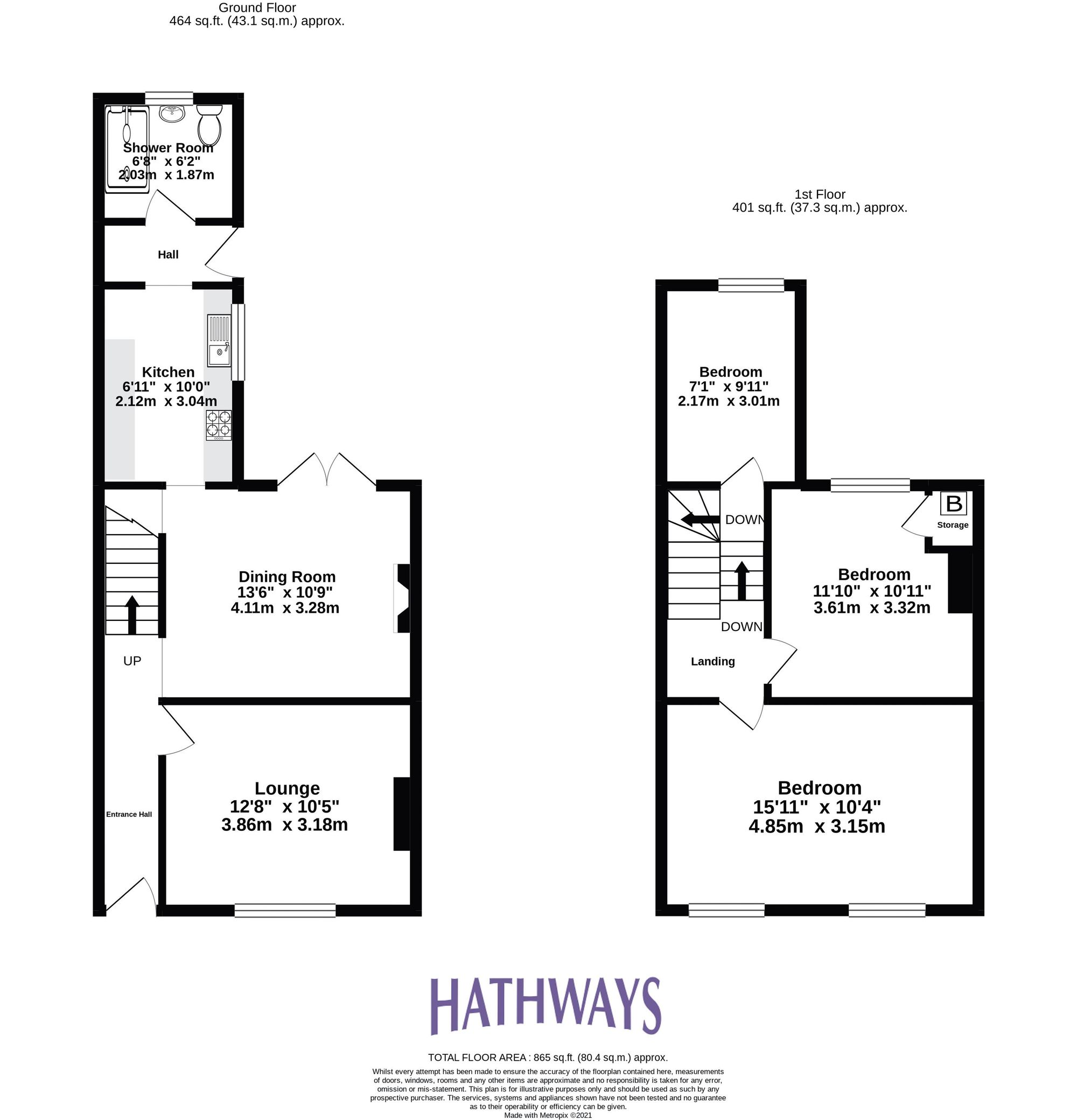 3 bed terraced house for sale in Star Street, Cwmbran - Property Floorplan