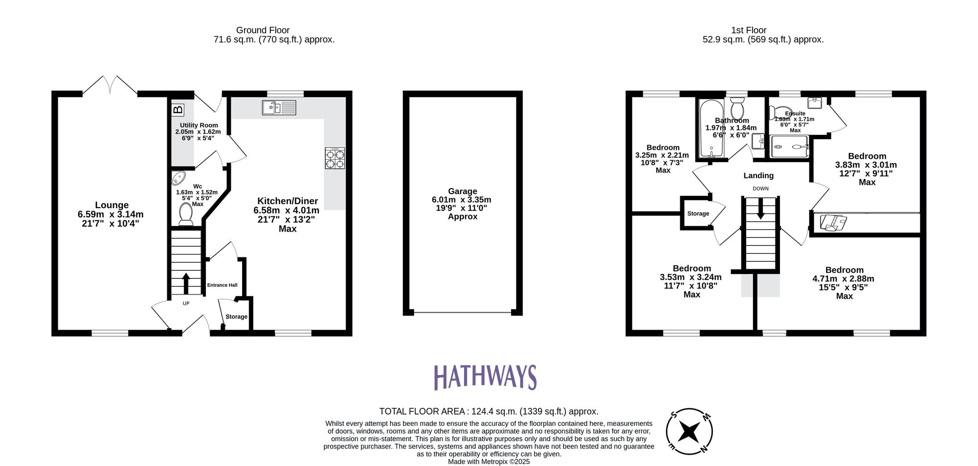 4 bed detached house for sale in Lon Gwenant, Cwmbran - Property Floorplan