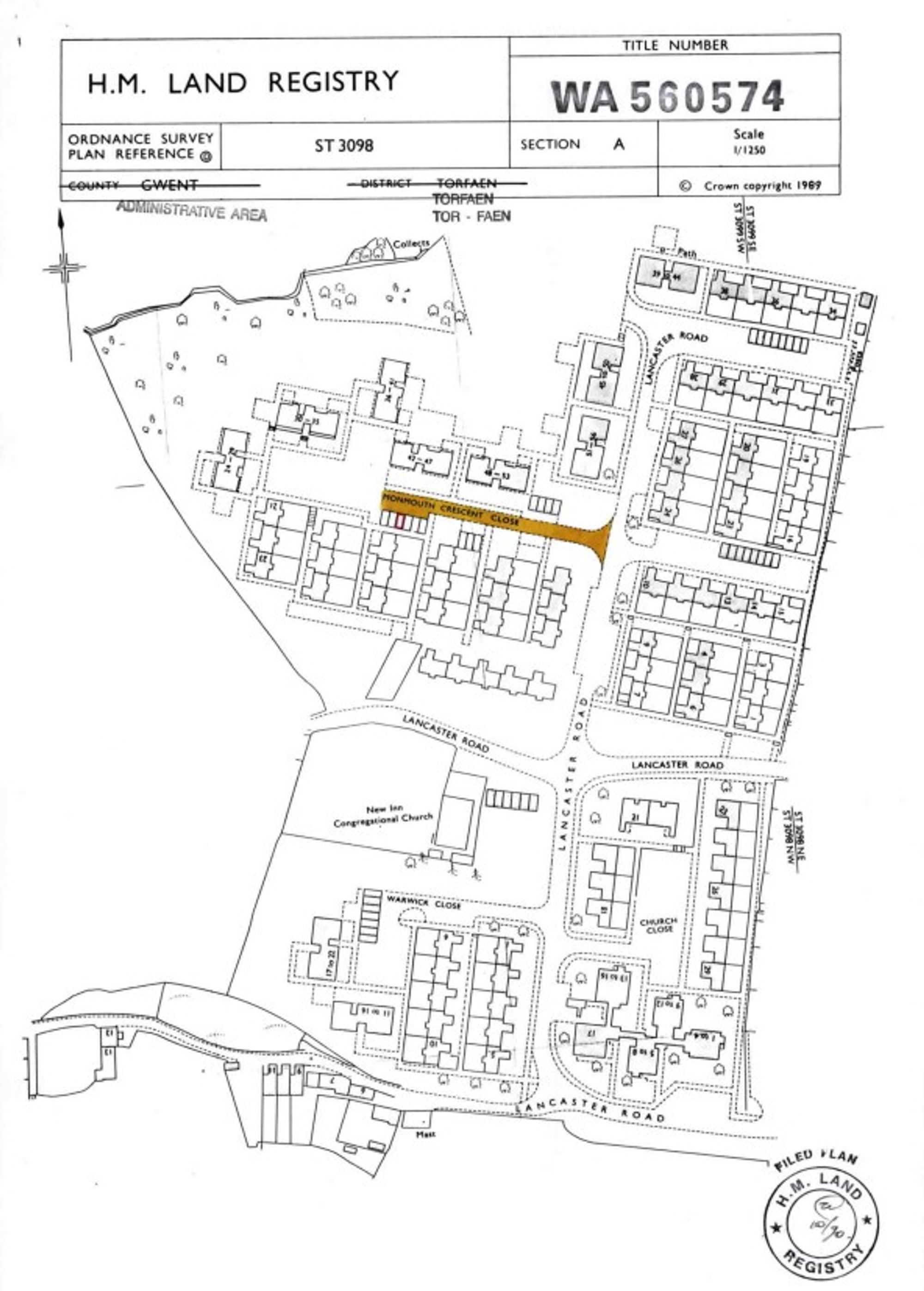 Garages for sale in Monmouth Close, New Inn, NP4 - Property floorplan