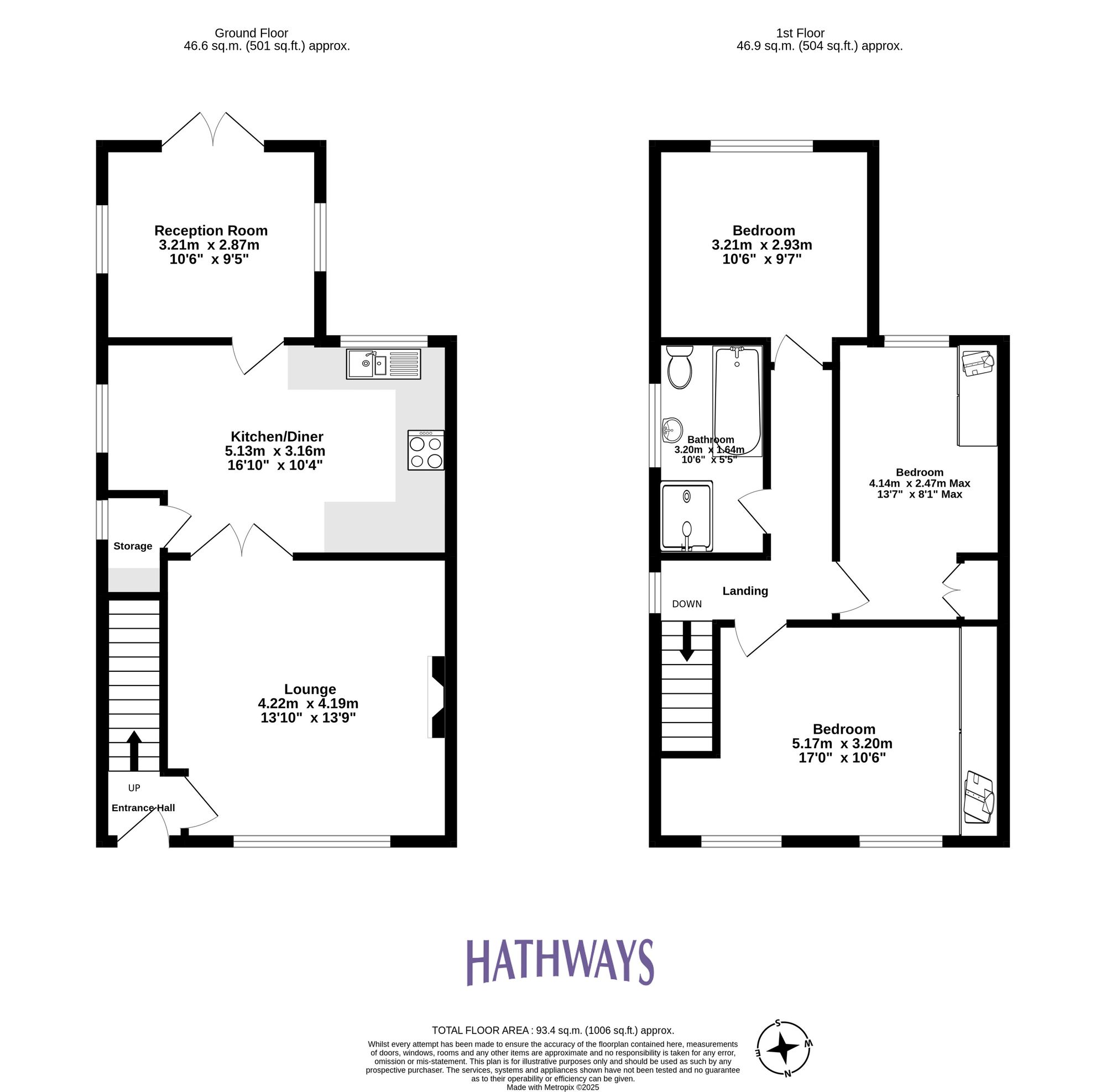 3 bed semi-detached house for sale in Clark Avenue, Cwmbran - Property Floorplan