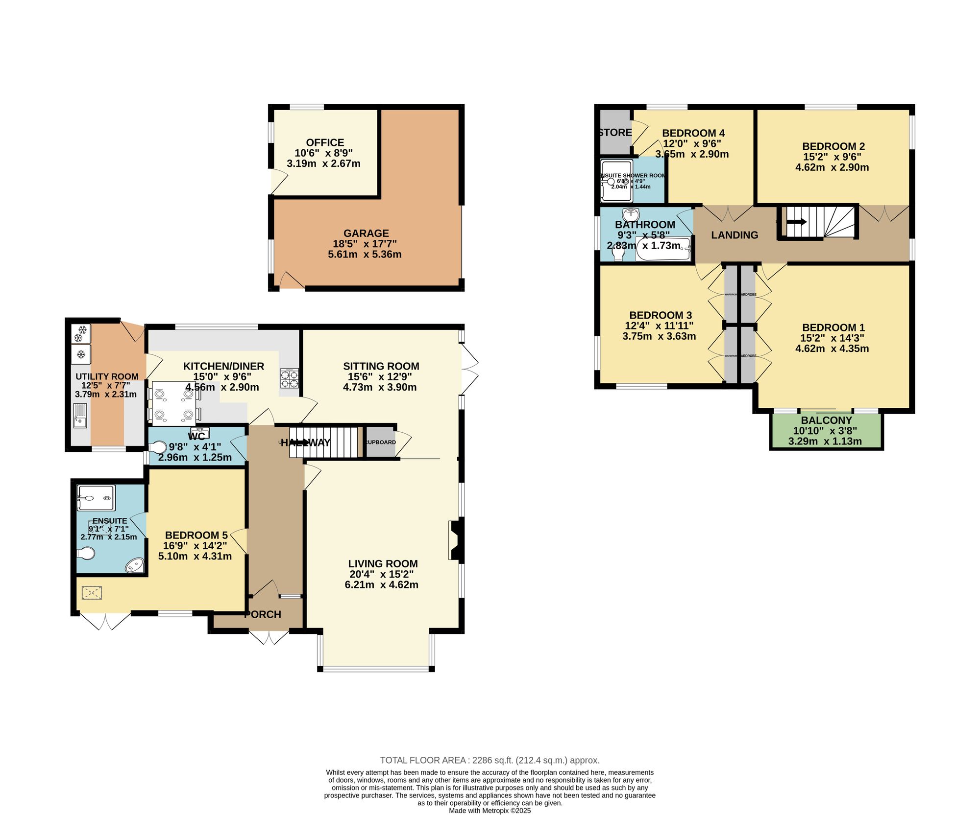 5 bed detached house for sale in Danygraig Drive, Pontyclun - Property Floorplan