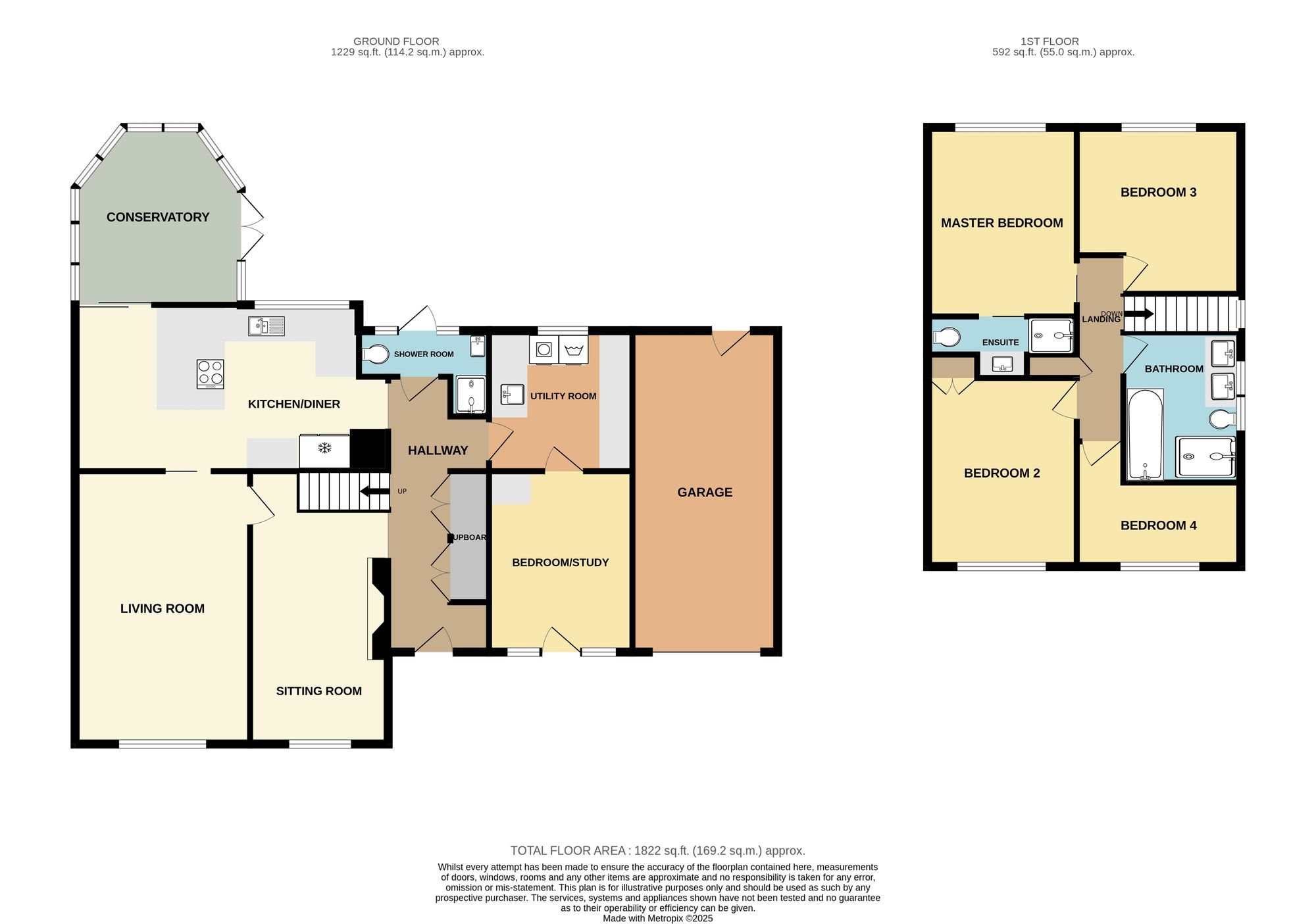 4 bed detached house for sale in Beechlea Close, Pontyclun - Property Floorplan