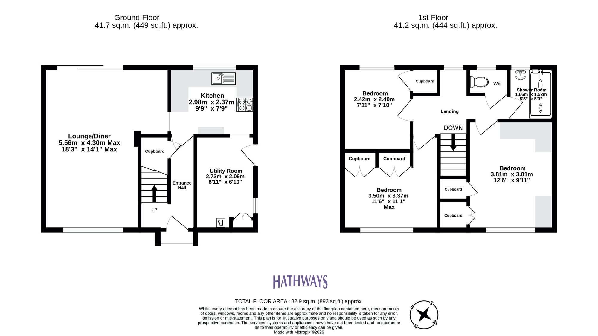 3 bed semi-detached house for sale in Wordsworth Close, Cwmbran, NP44 - Property floorplan