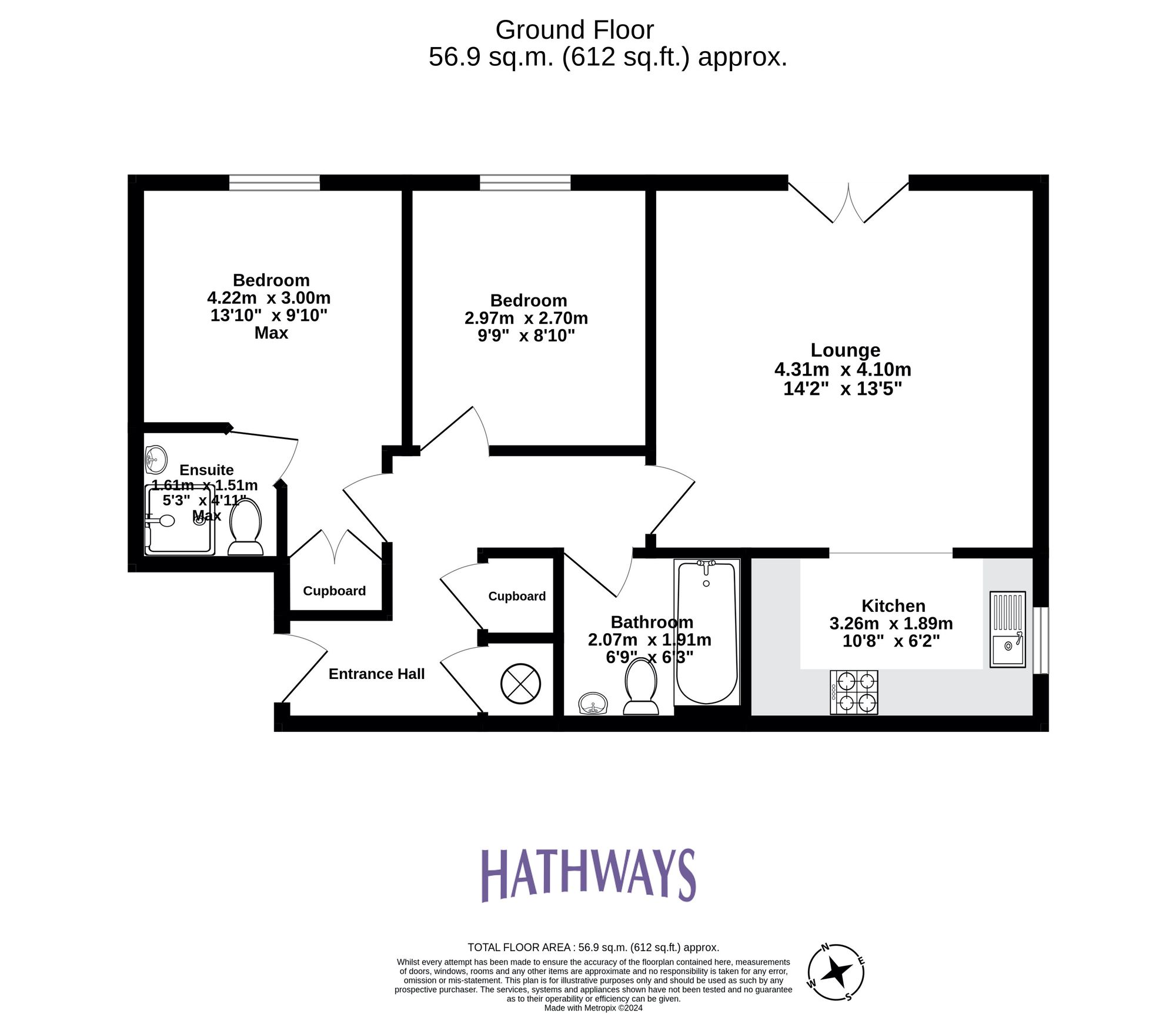 2 bed flat to rent in Flavius Close, Caerleon, NP18  - Property Image 2