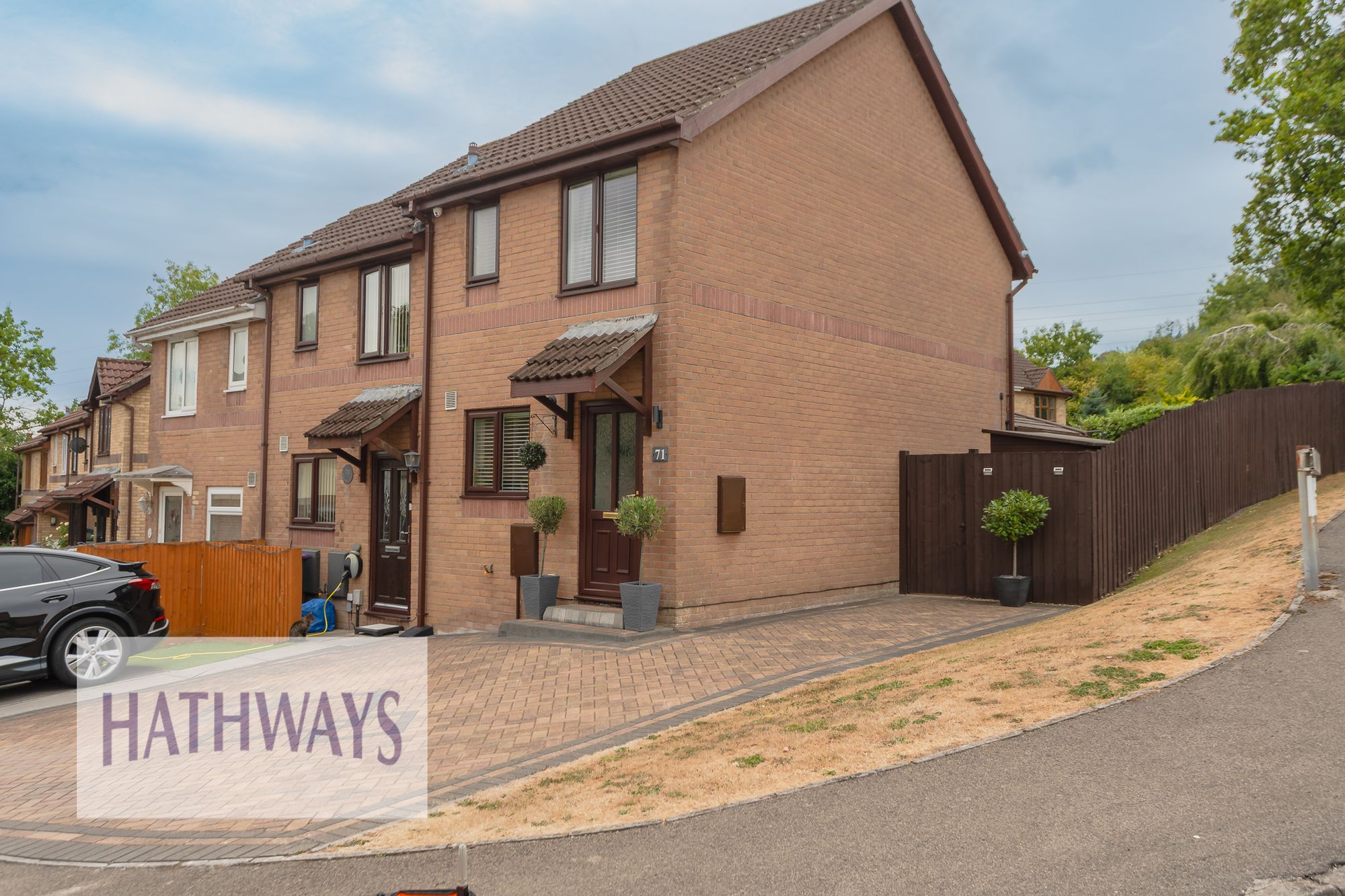 2 bed end of terrace house for sale in Heather Court, Ty Canol, NP44 43