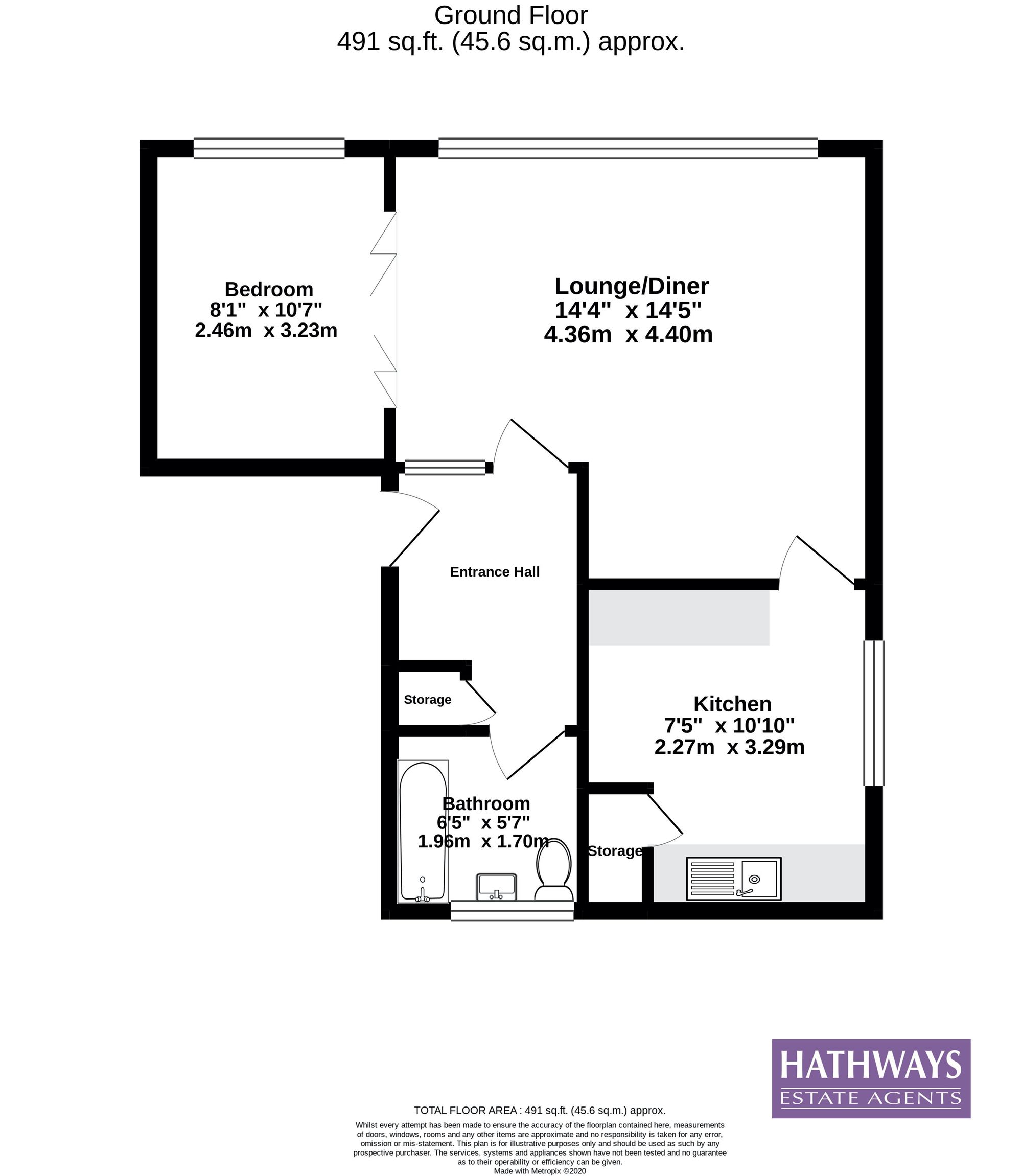 1 bed apartment to rent in Redbrook House, Cwmbran, NP44  - Property Image 17