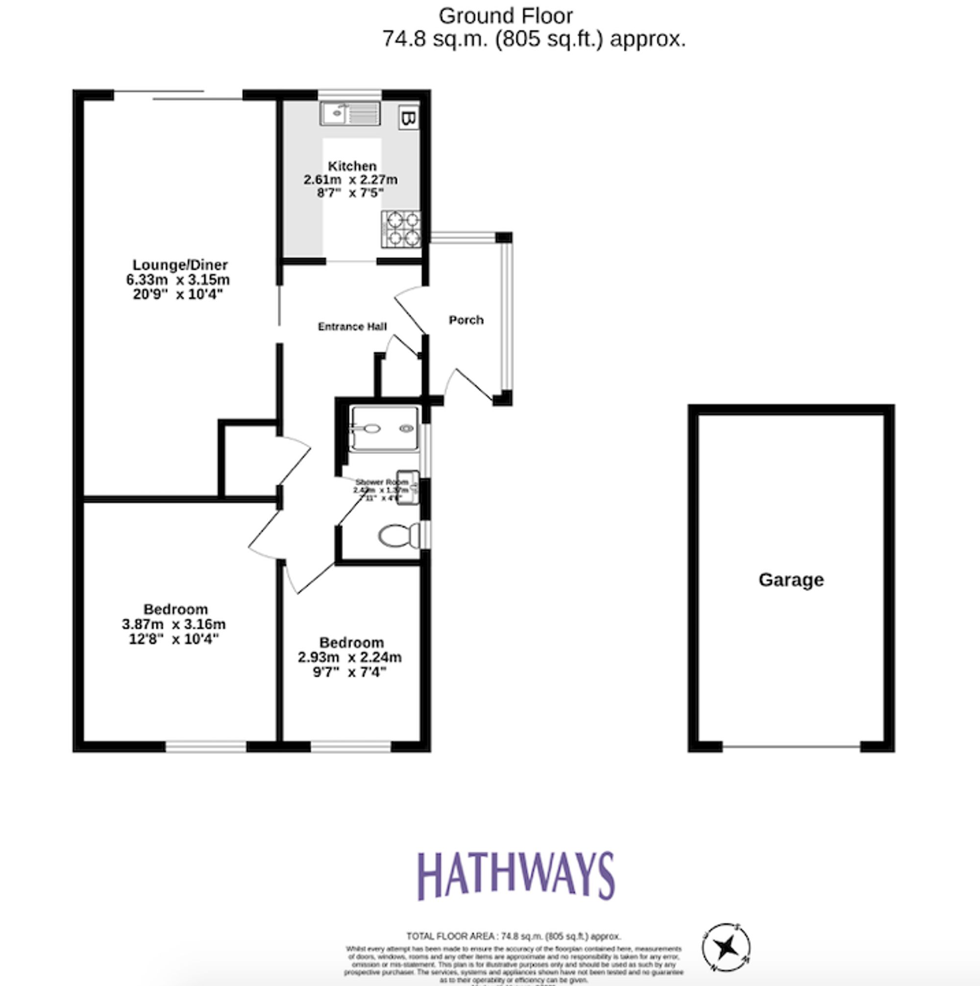 2 bed semi-detached bungalow for sale in The Links, Pontypool 1