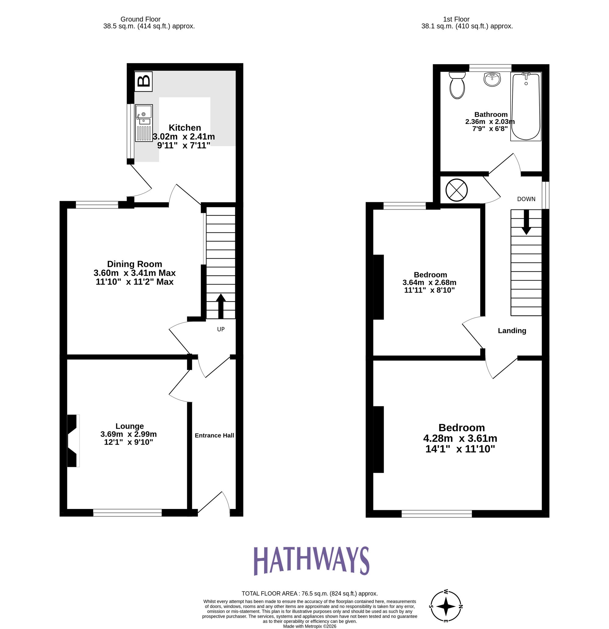 2 bed semi-detached house for sale in Railway Terrace, Pontypool  - Property Image 2