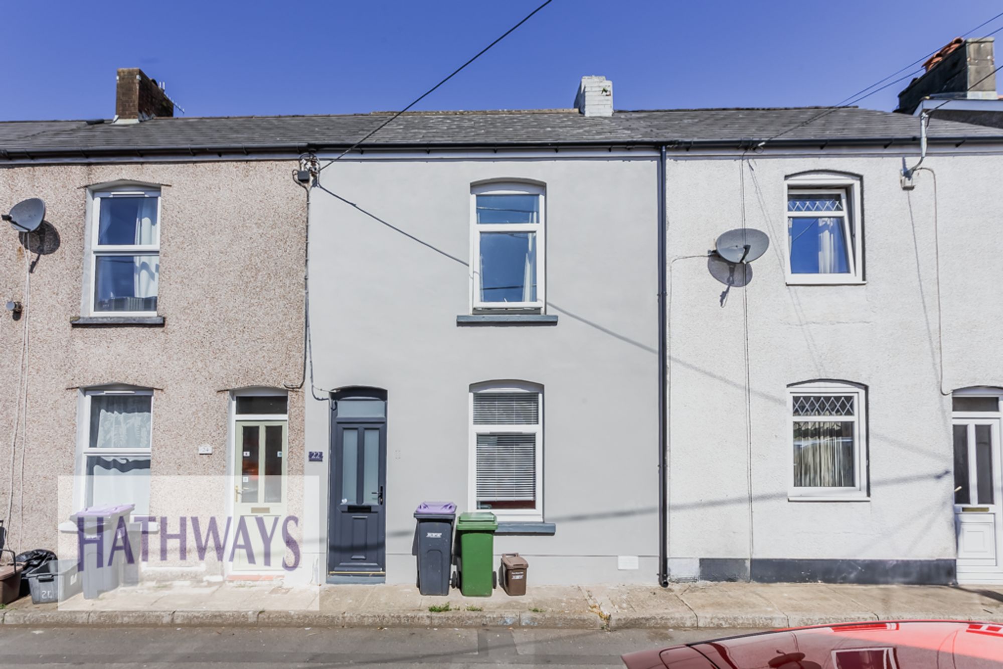 2 bed terraced house for sale in Gladstone Place, Pontypool, NP4 