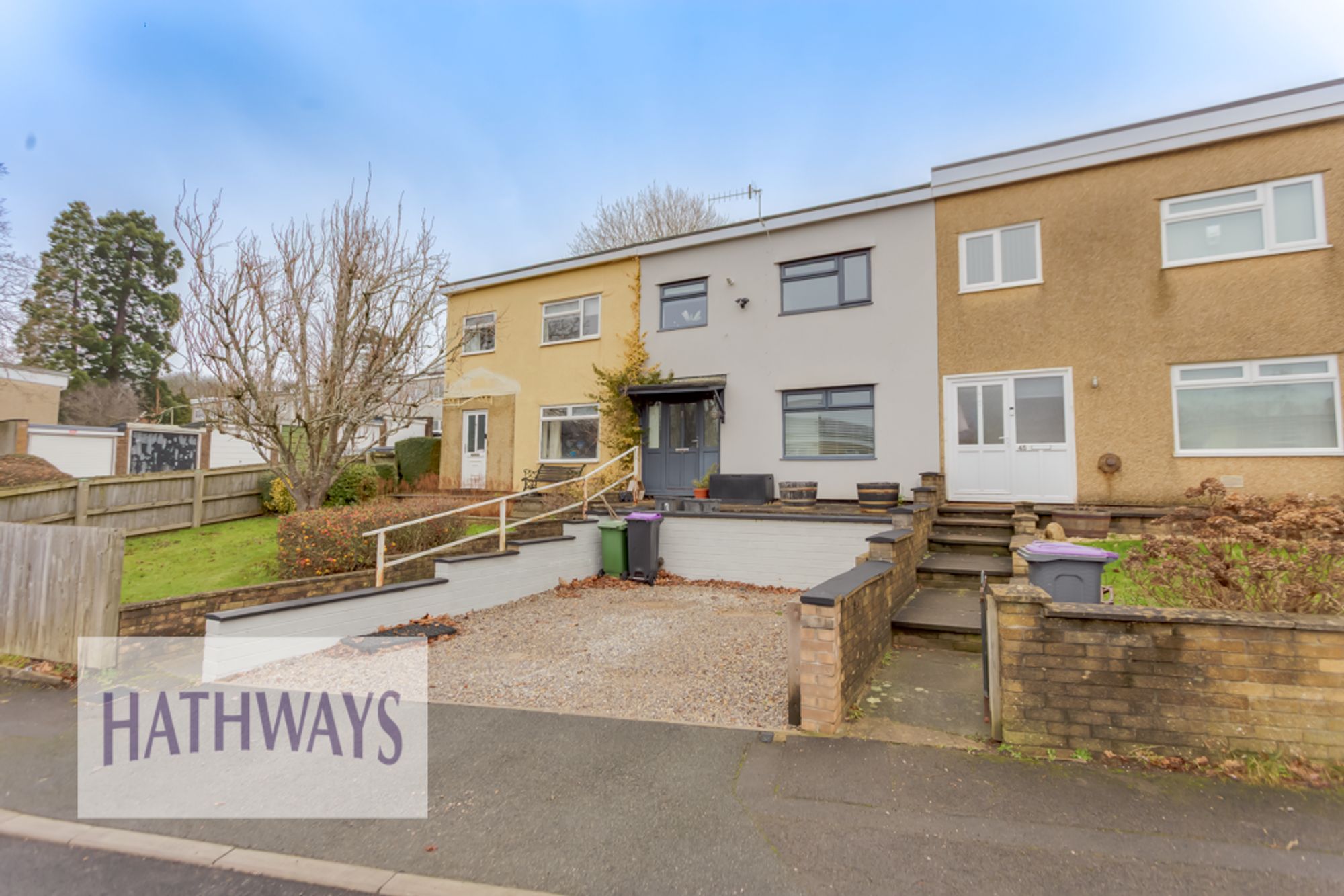 3 bed terraced house for sale in Chepstow Rise, Cwmbran - Property Image 1