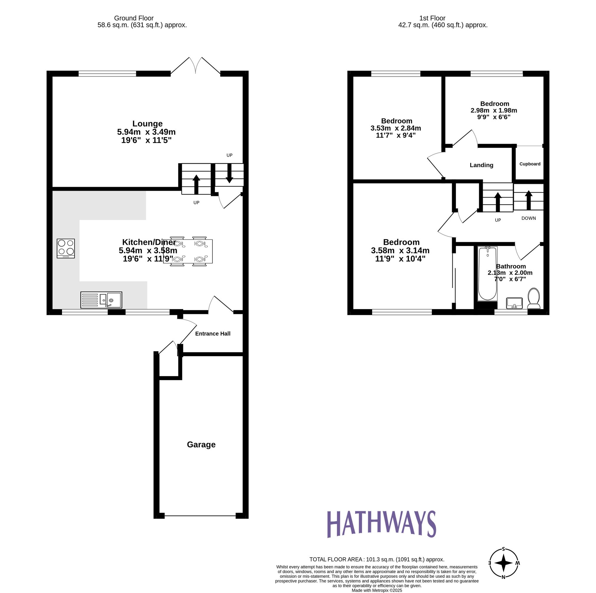 3 bed mid-terraced house for sale in Bryn Milwr, Cwmbran  - Property Image 2