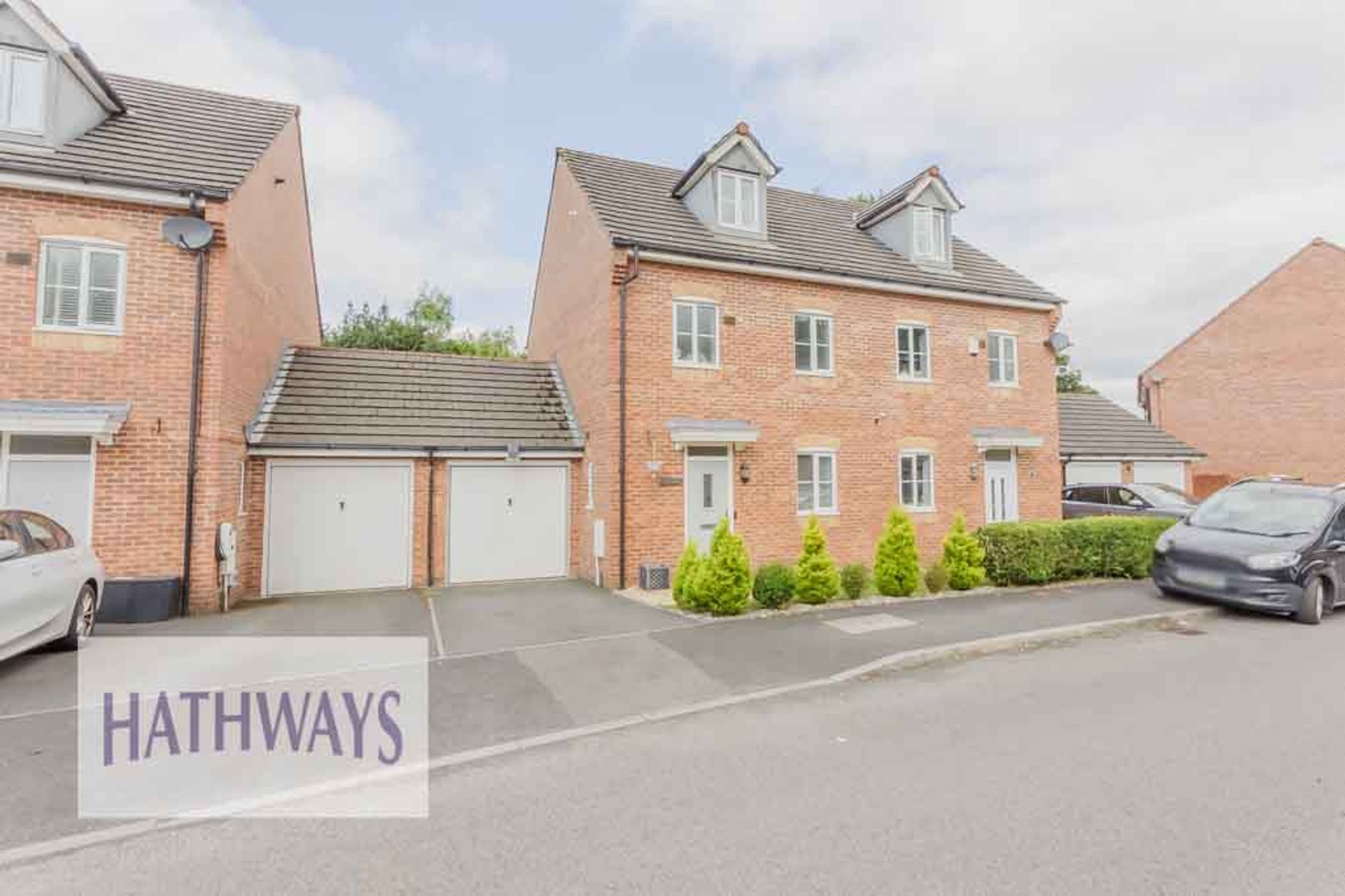 4 bed semi-detached town house for sale in Mill House Court, Cwmbran, NP44