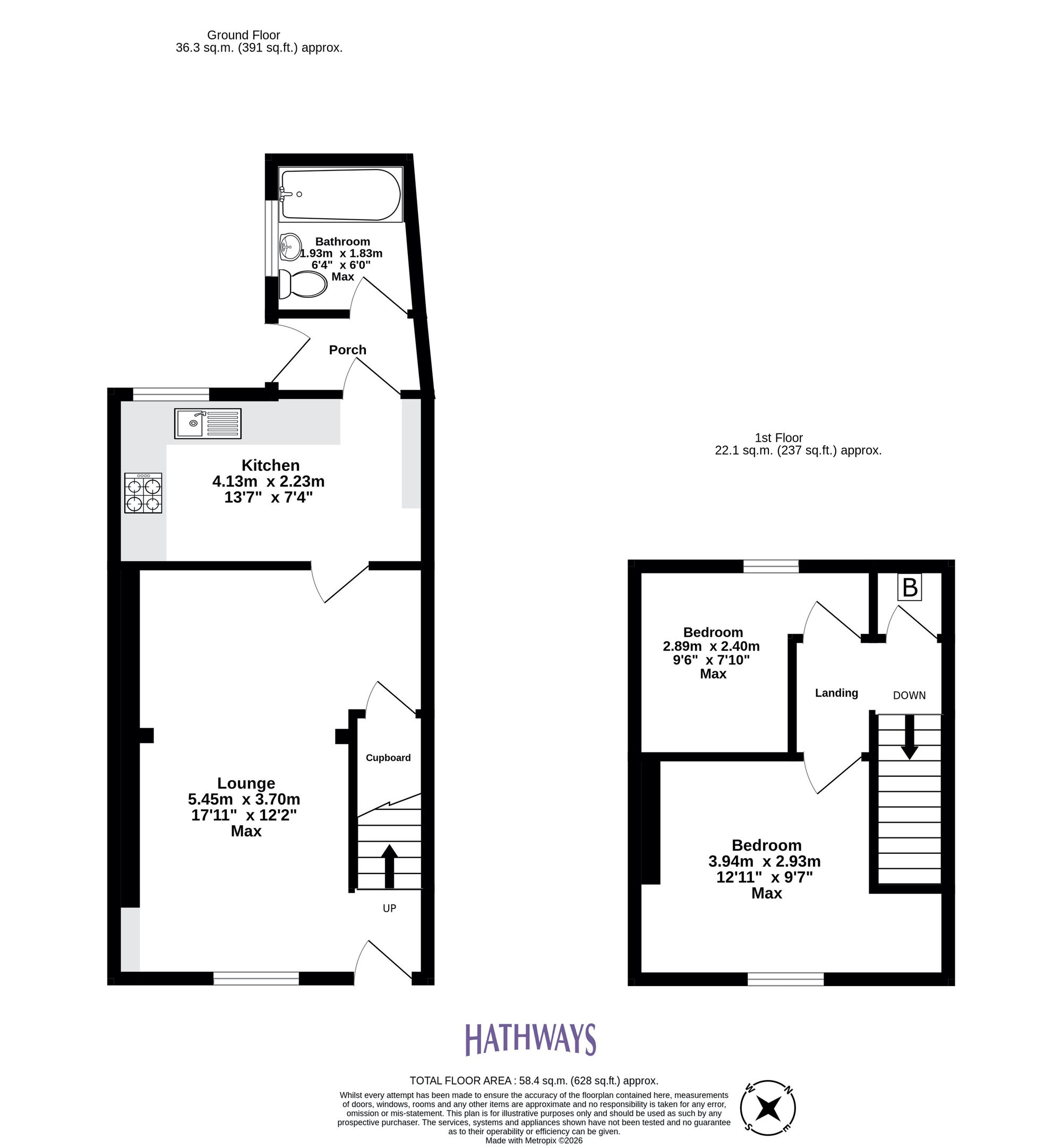 2 bed terraced house for sale in North Street, Merthyr Tydfil 1