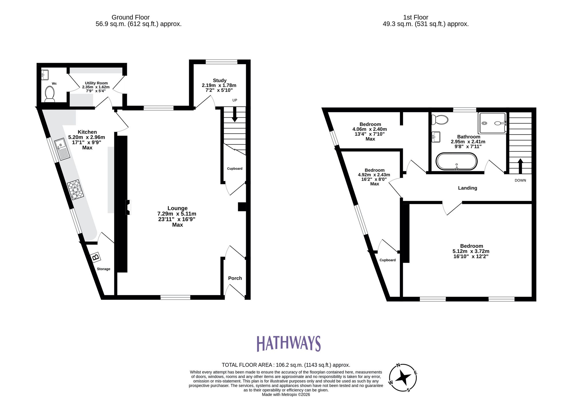 3 bed end of terrace house for sale in Gwent Street, Pontypool, NP4  - Property Image 3