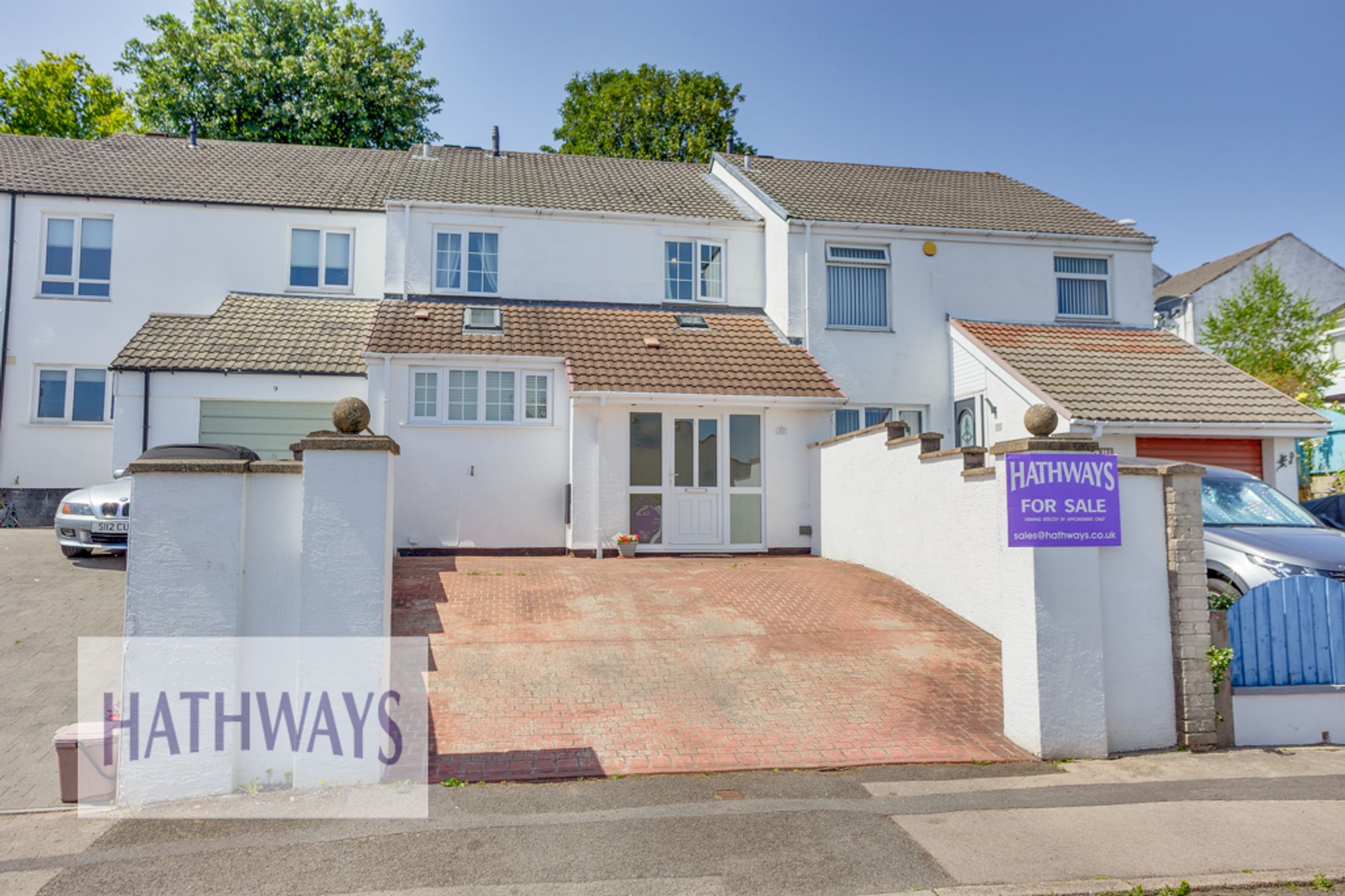 4 bed mid-terraced house for sale in Marlborough Road, Cwmbran, NP44