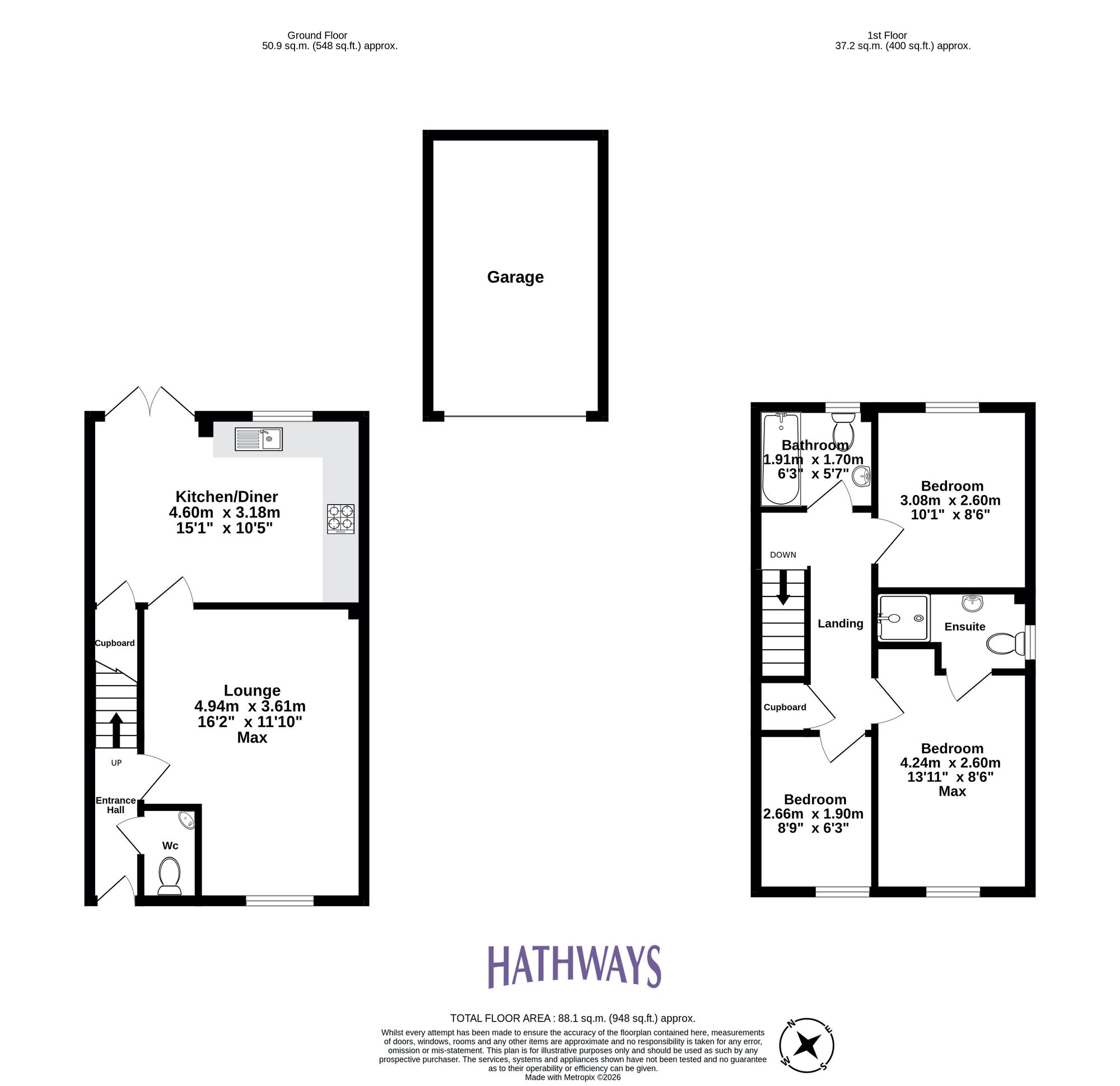 3 bed detached house for sale in Lle Eirlys, Pontrhydyrun, NP44 1