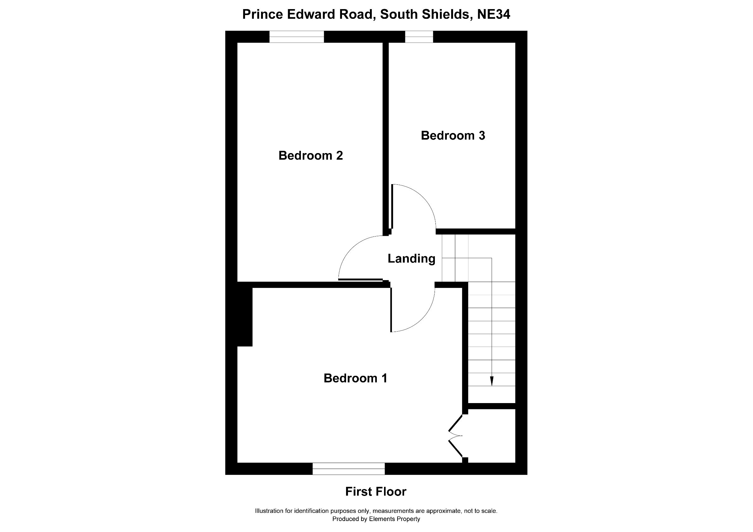 3 bed semi-detached house to rent in Prince Edward Road, South Shields - Property floorplan