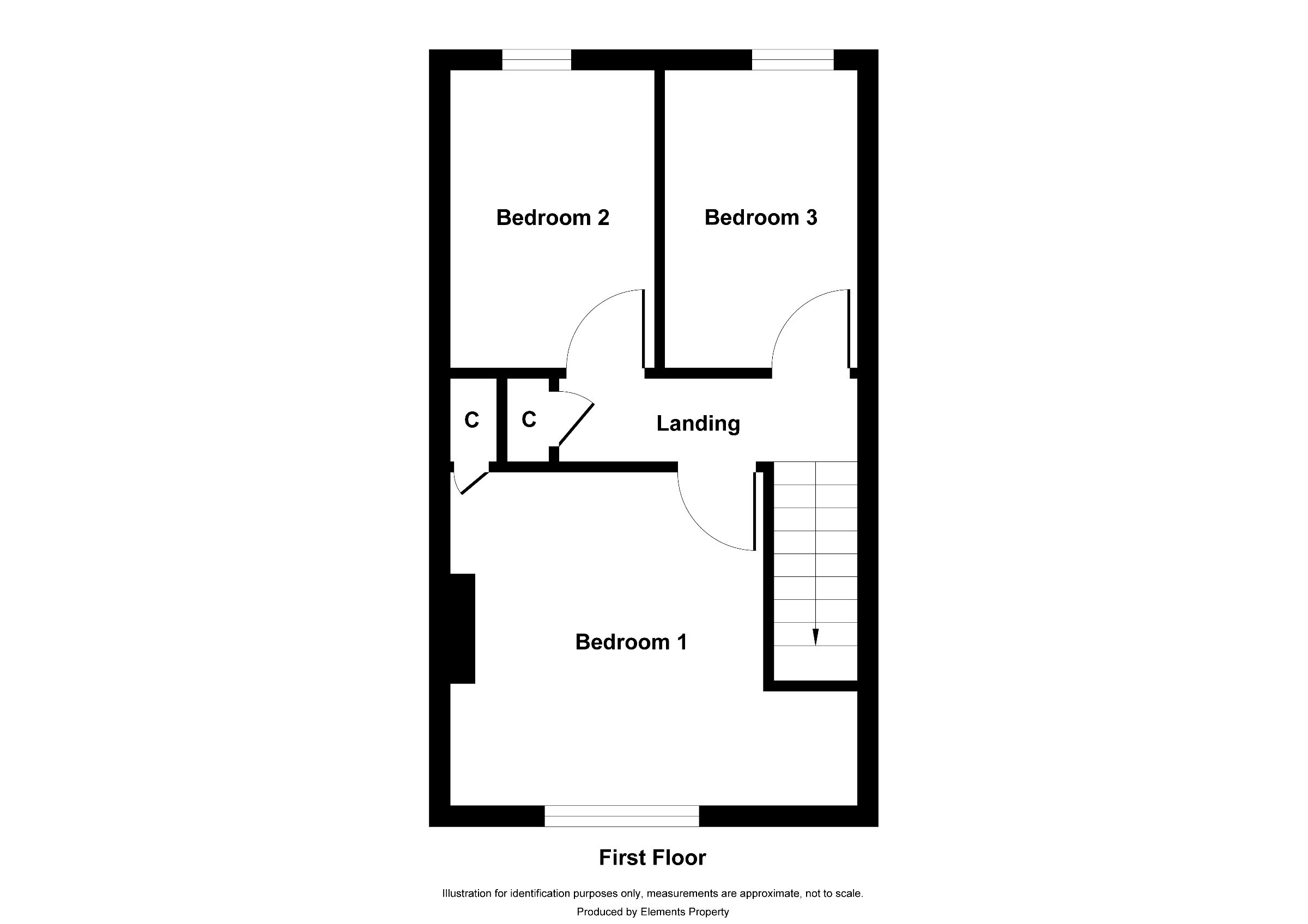 3 bed terraced house to rent in Close House, Bishop Auckland - Property floorplan