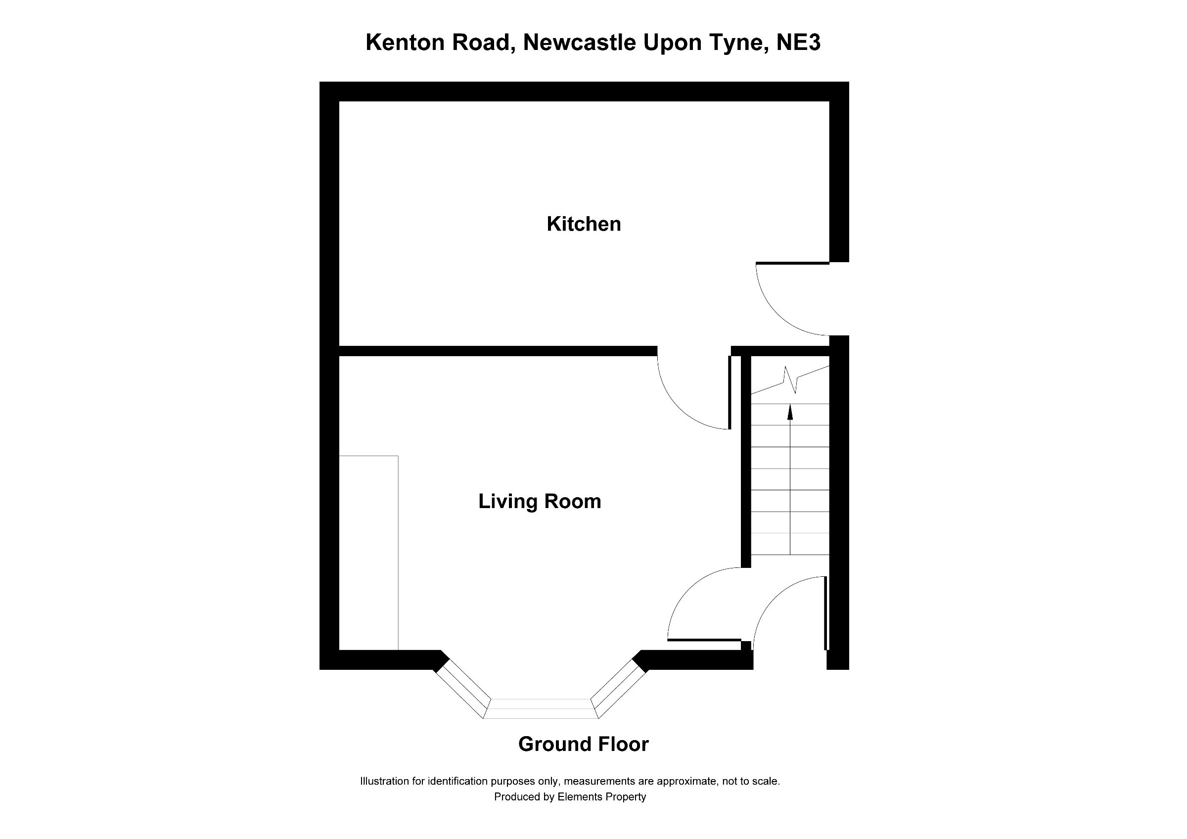 3 bed semi-detached house for sale in Kenton Road, Newcastle upon Tyne - Property floorplan