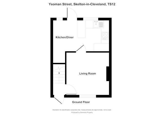 2 bed terraced house for sale in Yeoman Street, Saltburn-by-the-Sea - Property floorplan