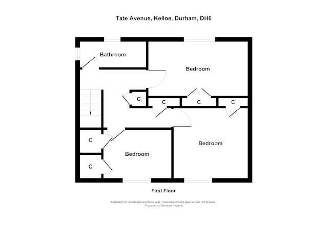 3 bed semi-detached house for sale in Tate Avenue, Durham - Property floorplan