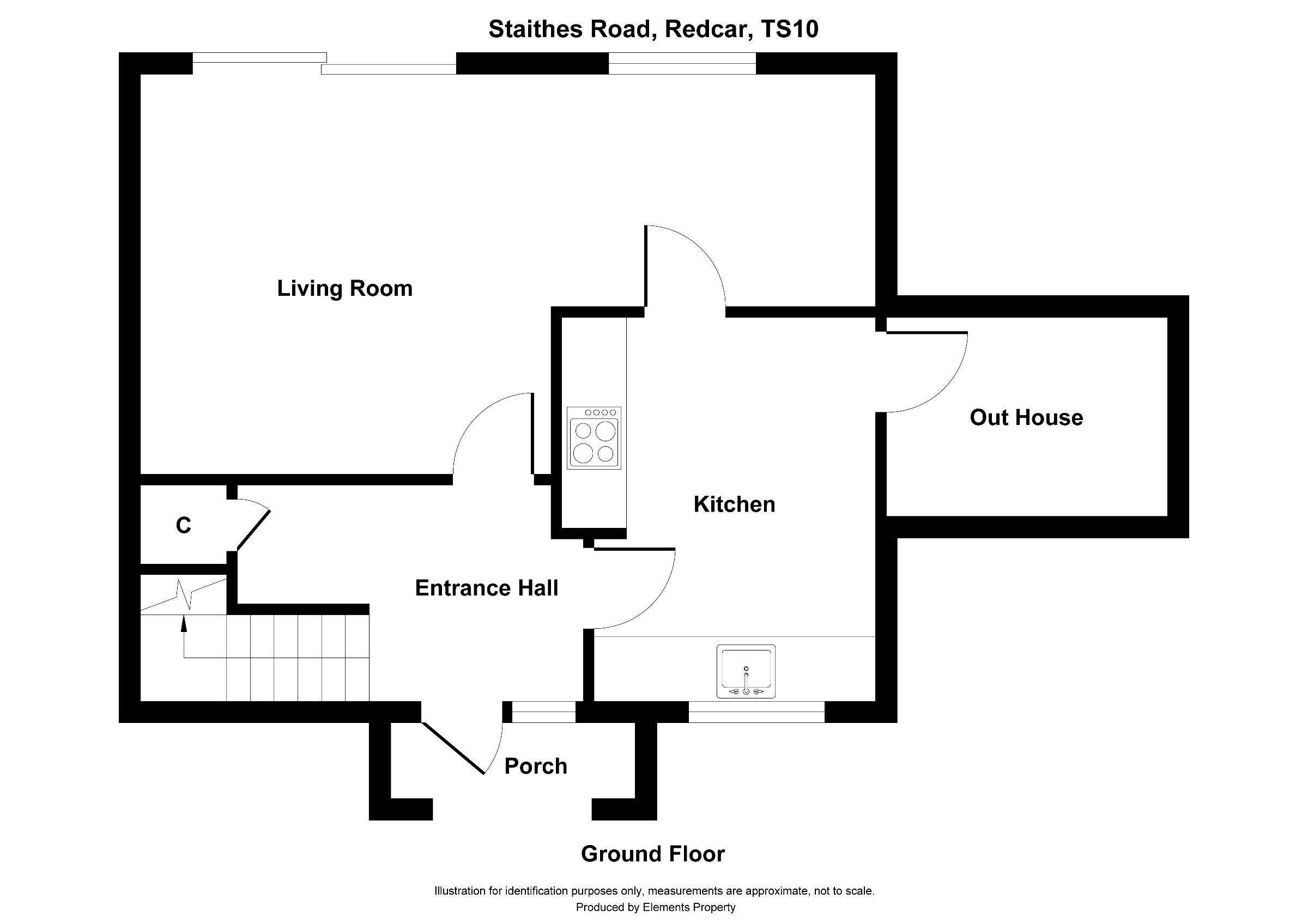 3 bed semi-detached house for sale in Staithes Road, Redcar - Property floorplan
