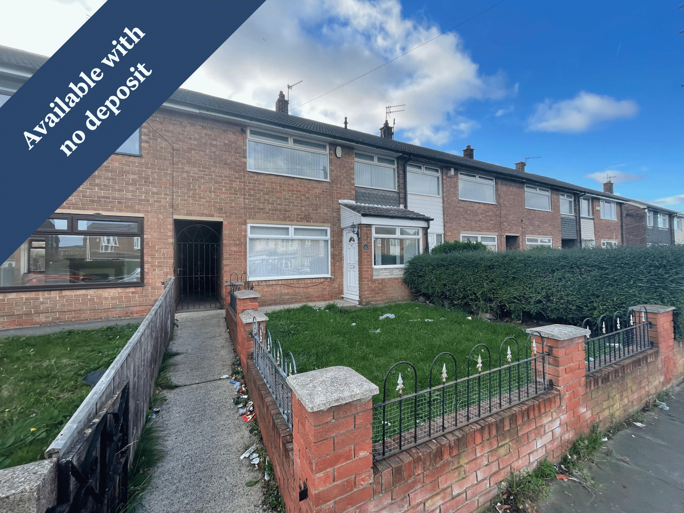 3 bed terraced house to rent in Wilton Way, Middlesbrough, TS6 