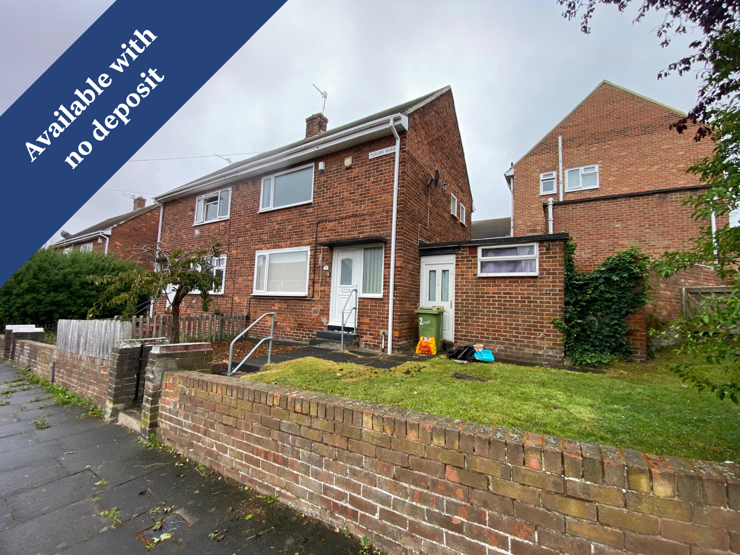 2 bed semi-detached house to rent in Tuscan Road, Sunderland, SR3 