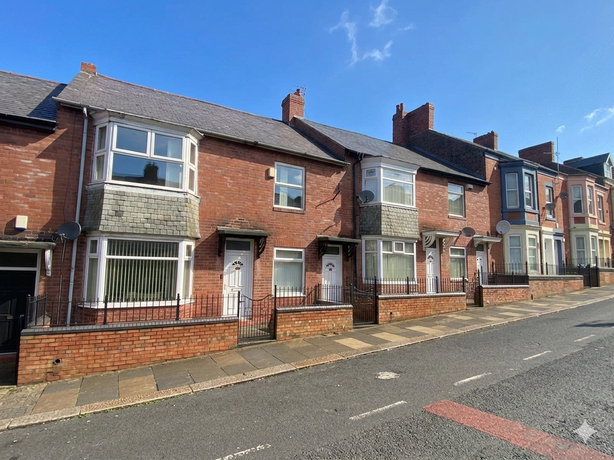 3 bed flat to rent in Strathmore Crescent, Newcastle upon Tyne - Property Image 1