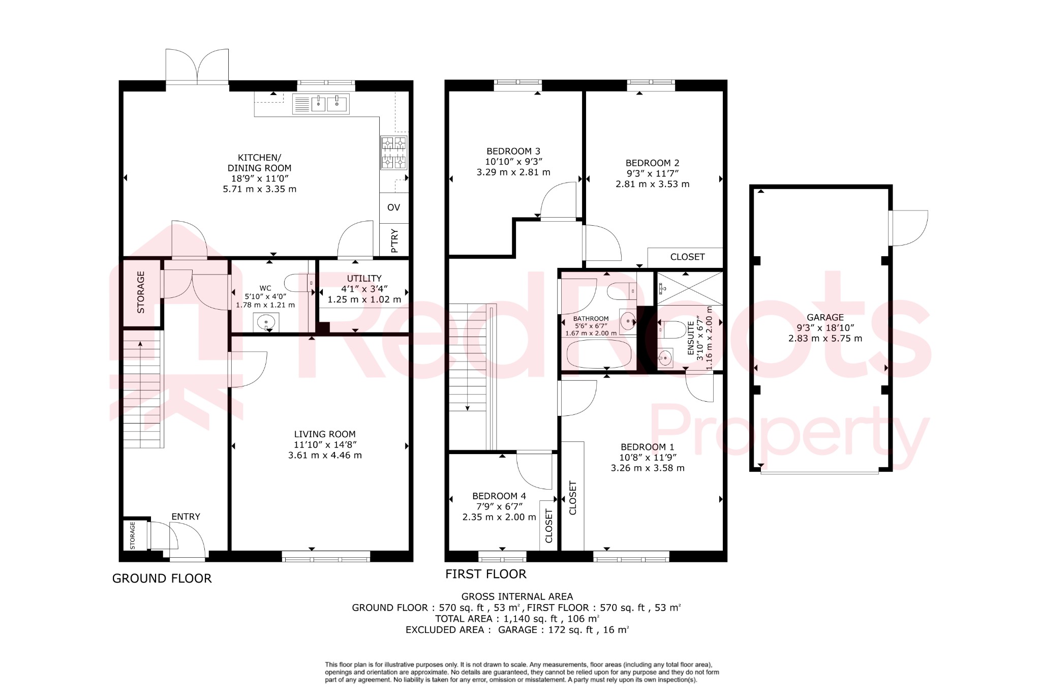 4 bed detached house for sale in Featherstone, Pontefract, West Yorkshire, WF7 - Property floorplan