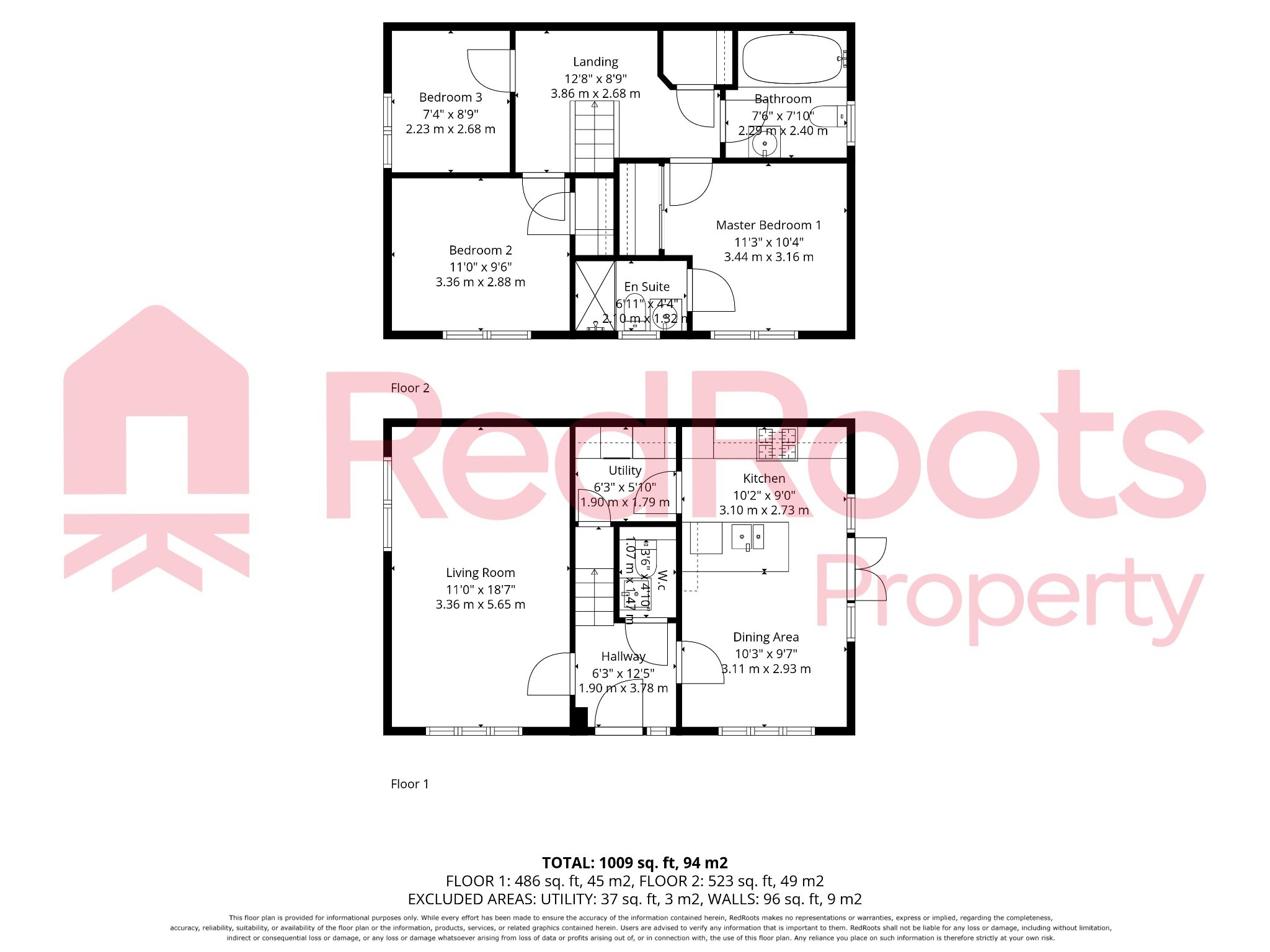 3 bed detached house for sale in Heselden Drive, Wakefield, WF1 - Property floorplan