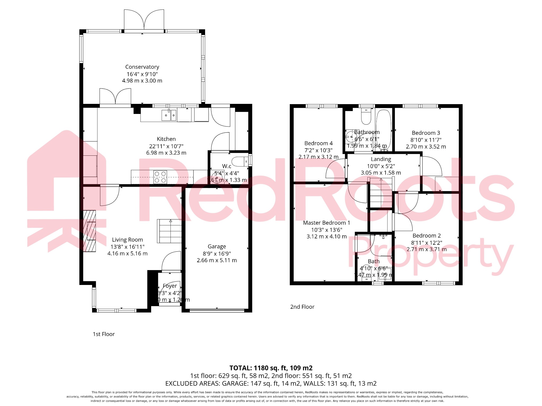 4 bed detached house for sale in Brackendale Road, Thornes, WF2 - Property floorplan