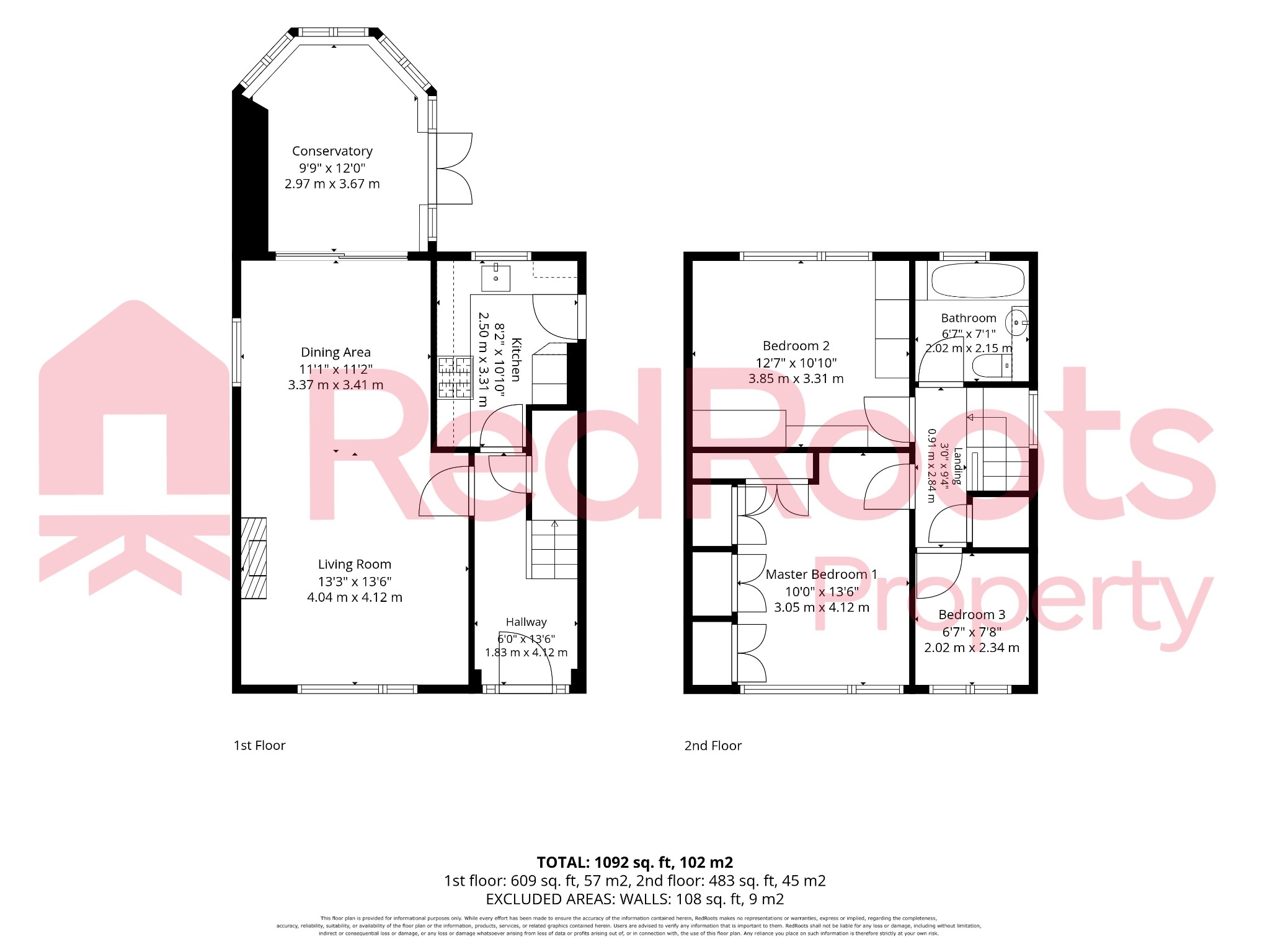 3 bed semi-detached house for sale in The Orchard, Wrenthorpe, WF2 - Property floorplan
