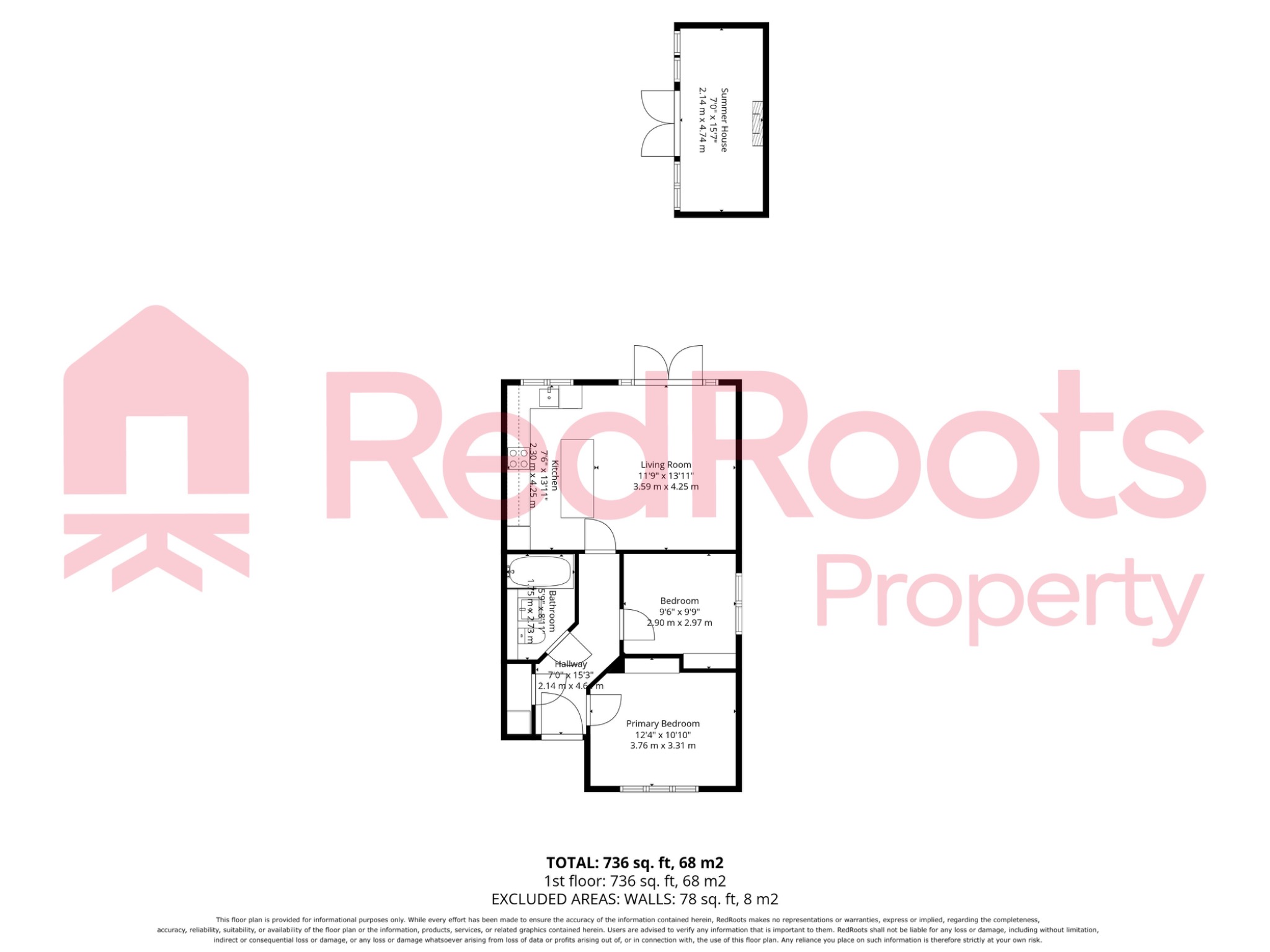 2 bed semi-detached bungalow for sale in Westfield Road, Armthorpe, Doncaster, DN3 - Property floorplan