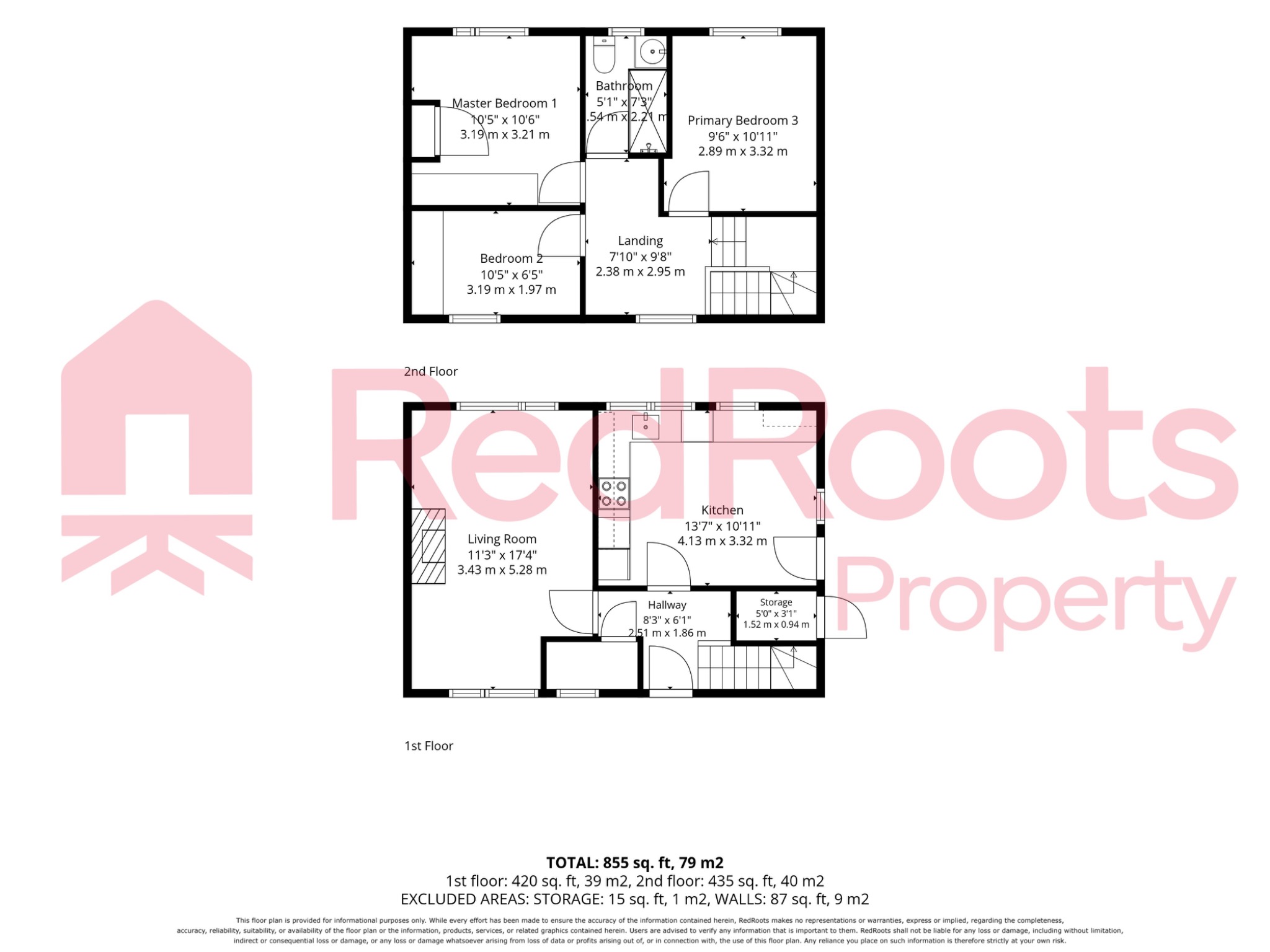 3 bed semi-detached house for sale in Scrooby Street, Rotherham, S61 - Property floorplan