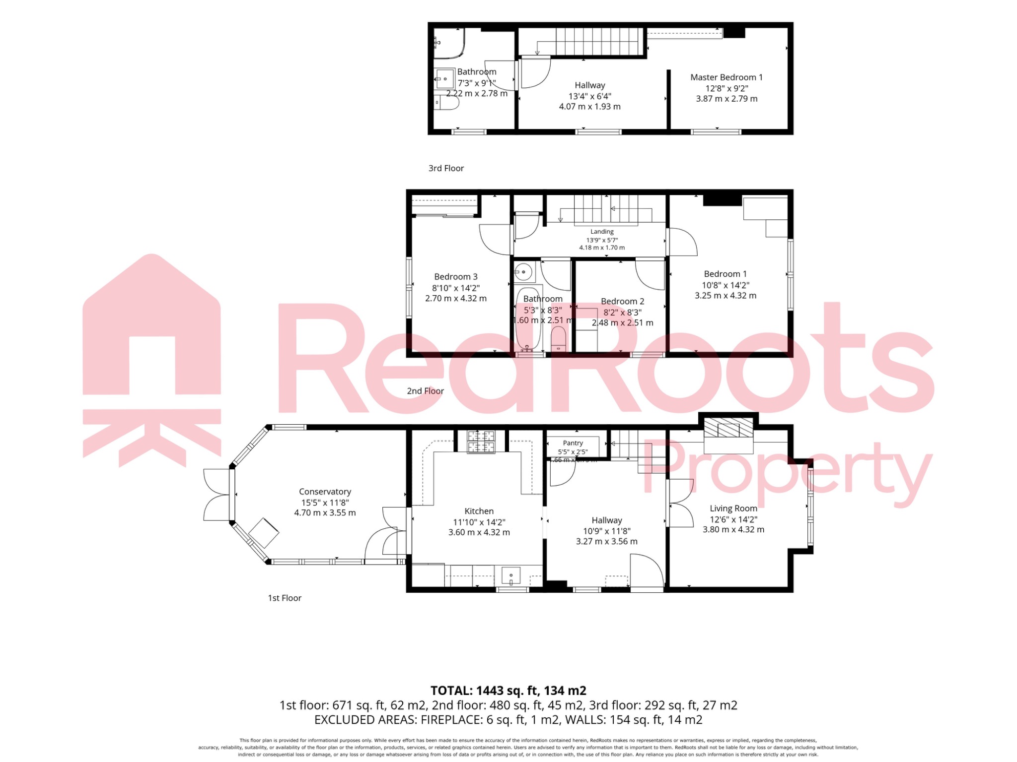 4 bed semi-detached house for sale in High Street, Dunsville, Doncaster, DN7 - Property floorplan