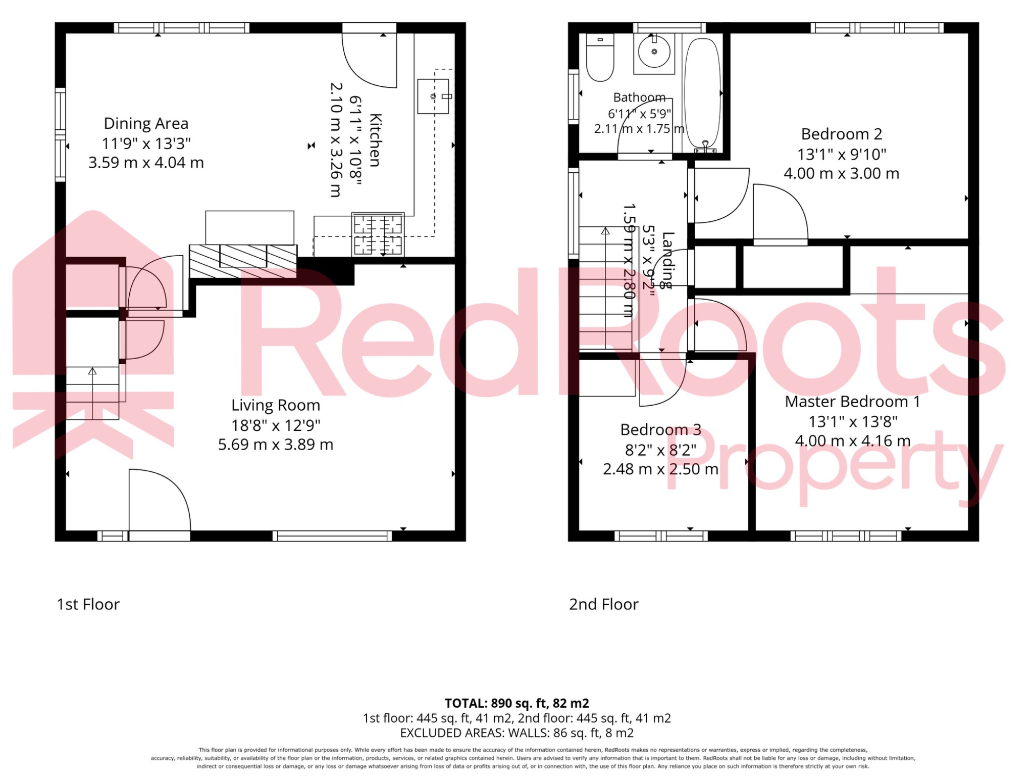 3 bed semi-detached house for sale in Chestnut Avenue, New Rossington, DN11 - Property floorplan