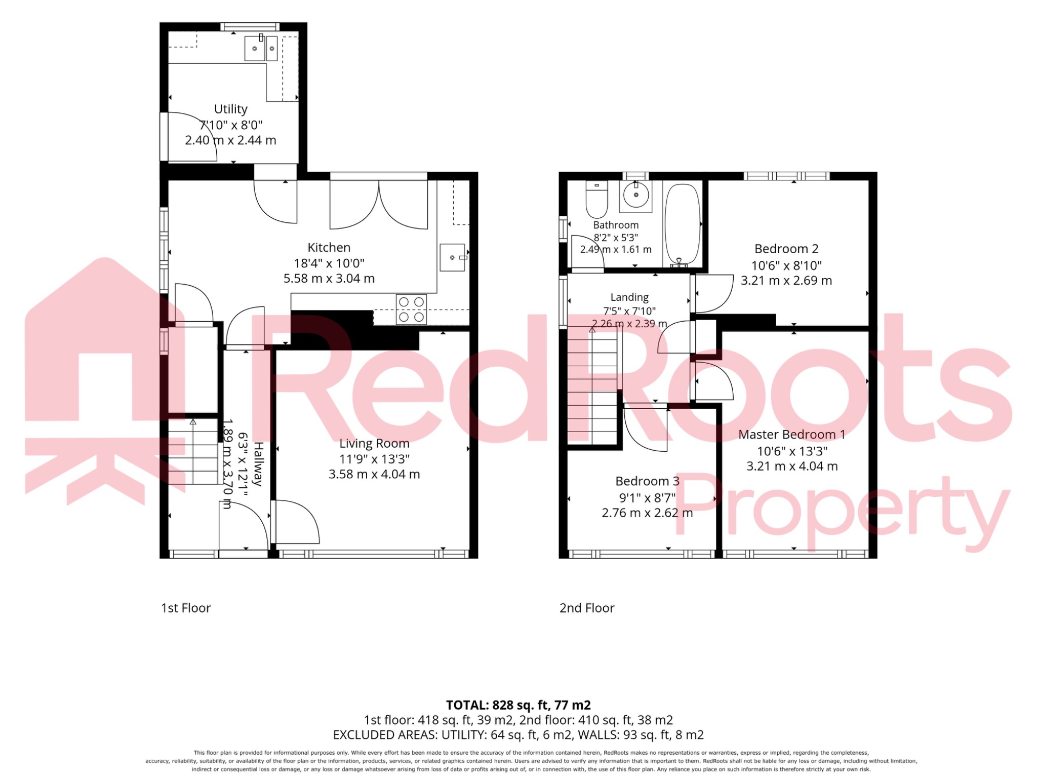 3 bed semi-detached house for sale in Doncaster Road, Kirk Sandall, Doncaster, DN3 - Property floorplan